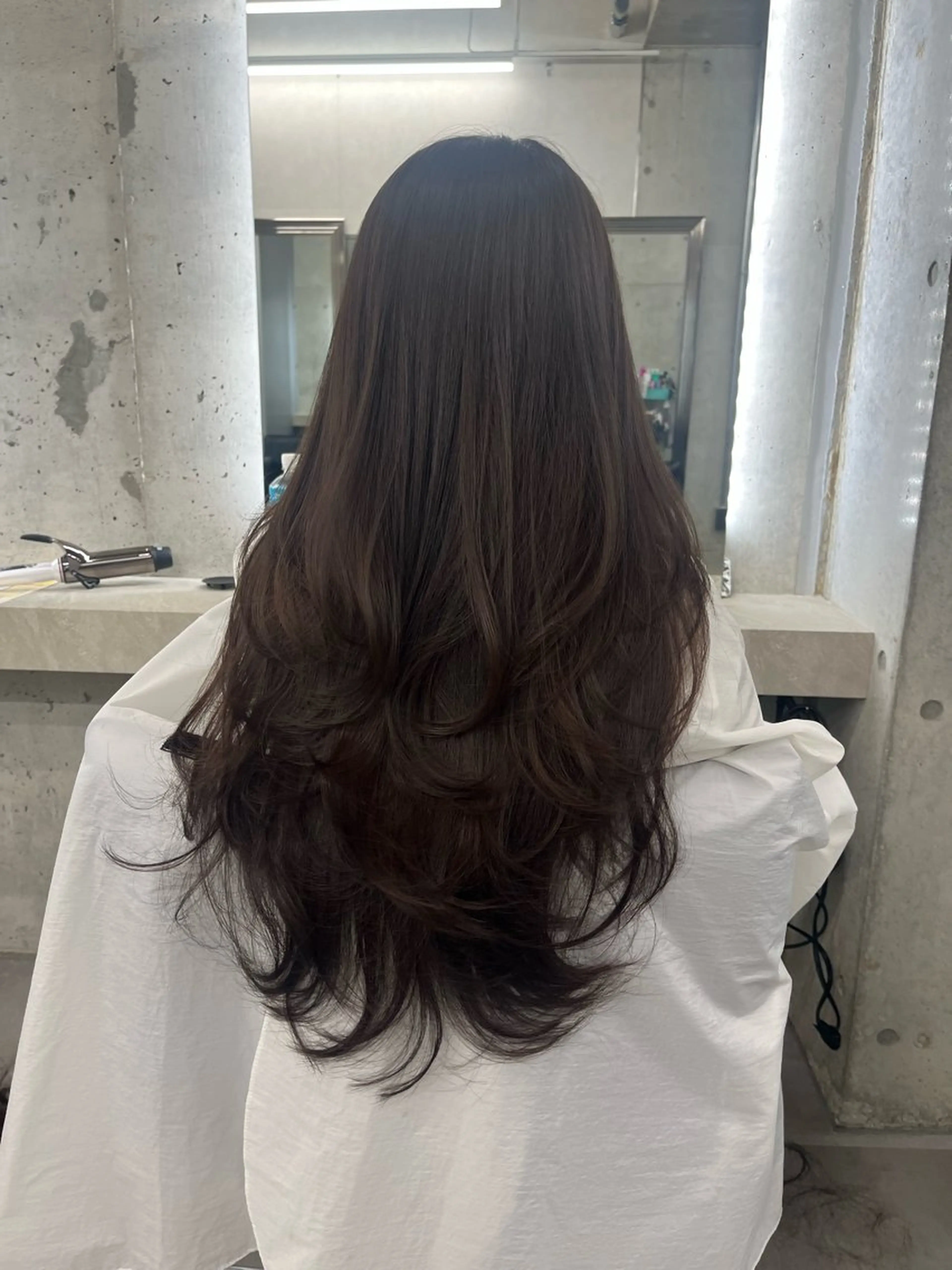ロング カットモデル募集♡ ブリーチなしカラーのヘアスタイル