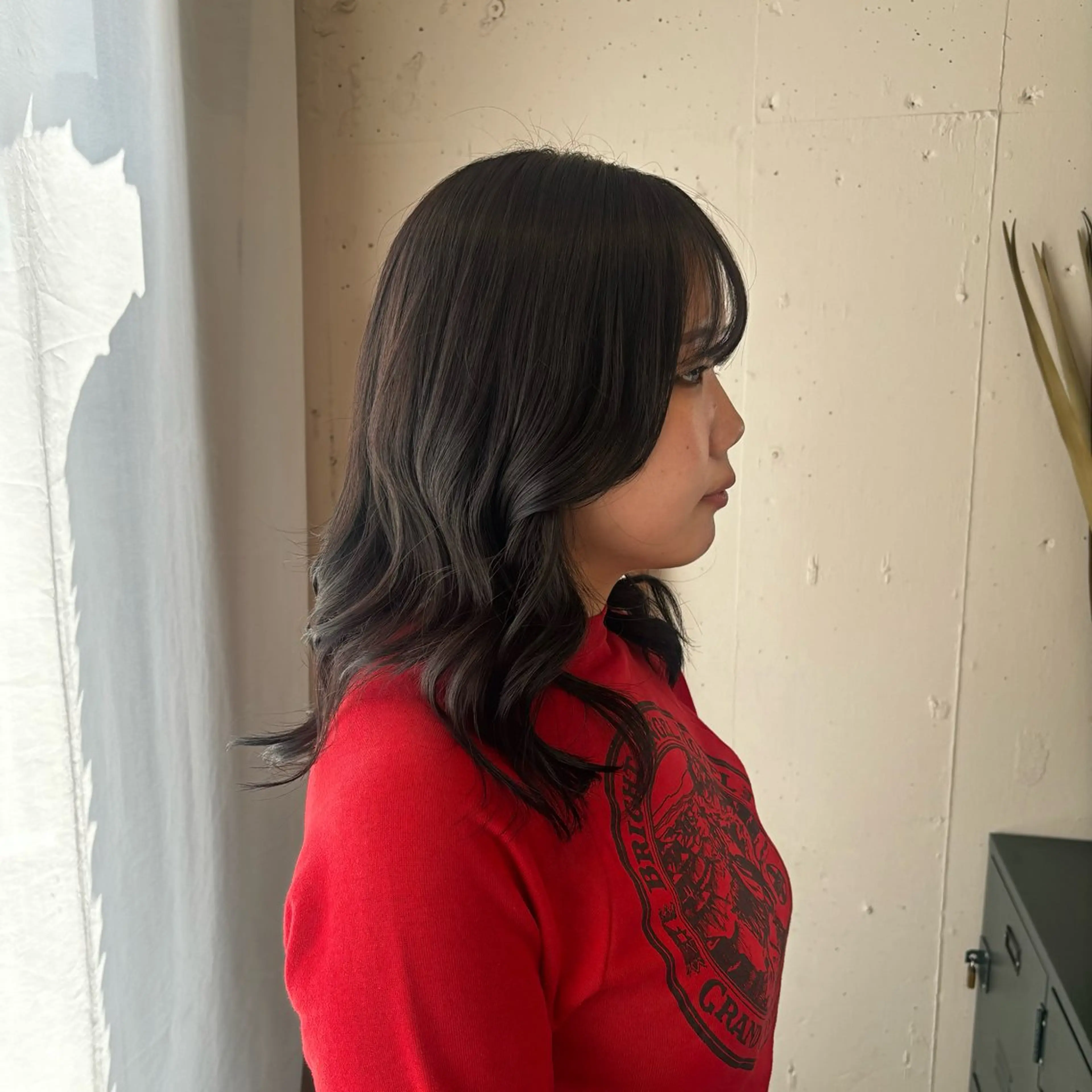 セミロング カラー ヘアカラー 🍒サクラ🍒 /透明感カラー/艶髪のヘアスタイル