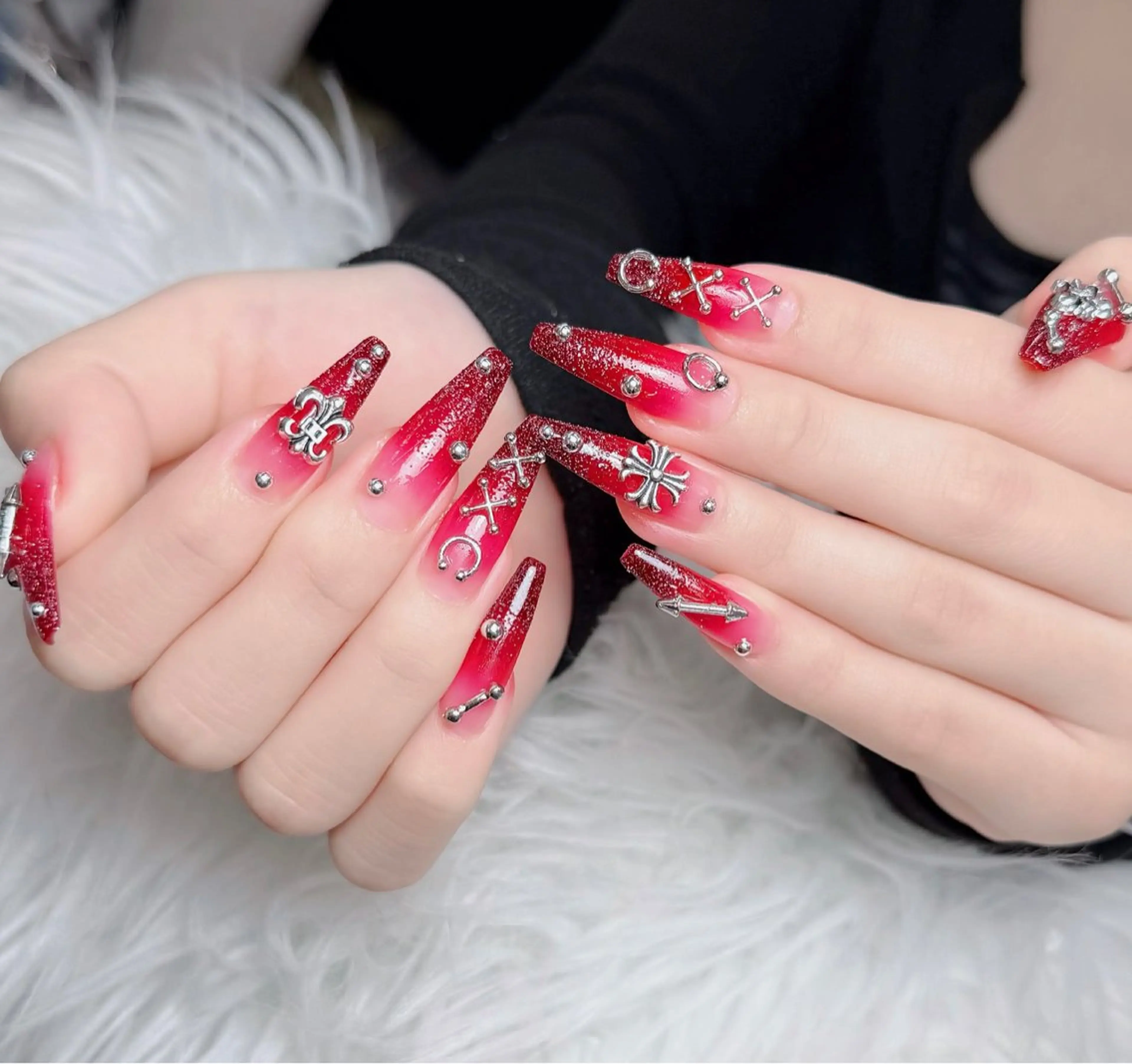 ネイル アートネイル 韓国ネイル 持ち込み ワンホンネイル ハンドネイル Lenie Nail Salonのネイルデザイン