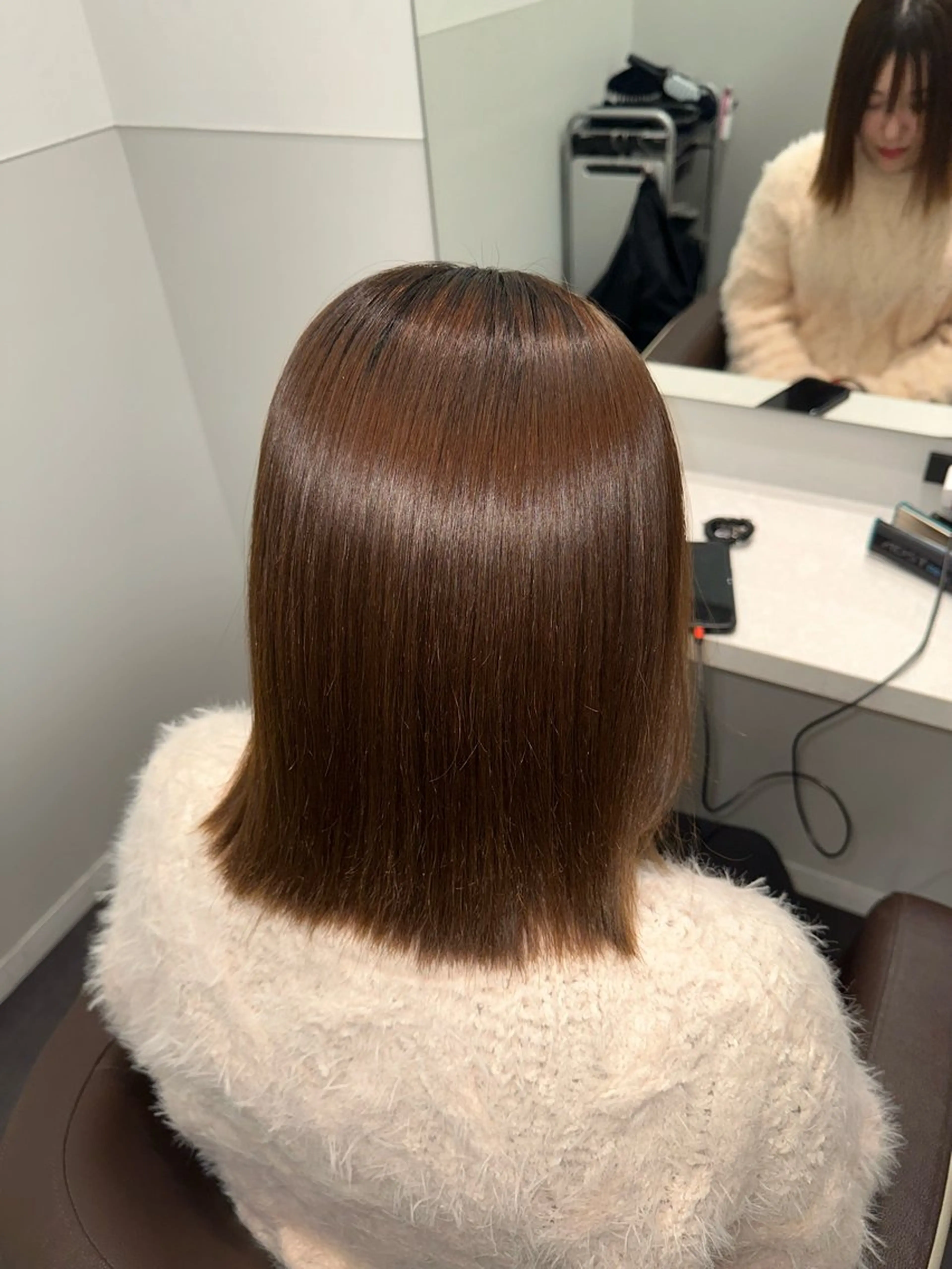 ミディアム 美髪特化✨ 伊織✨縮毛矯正✨のヘアスタイル