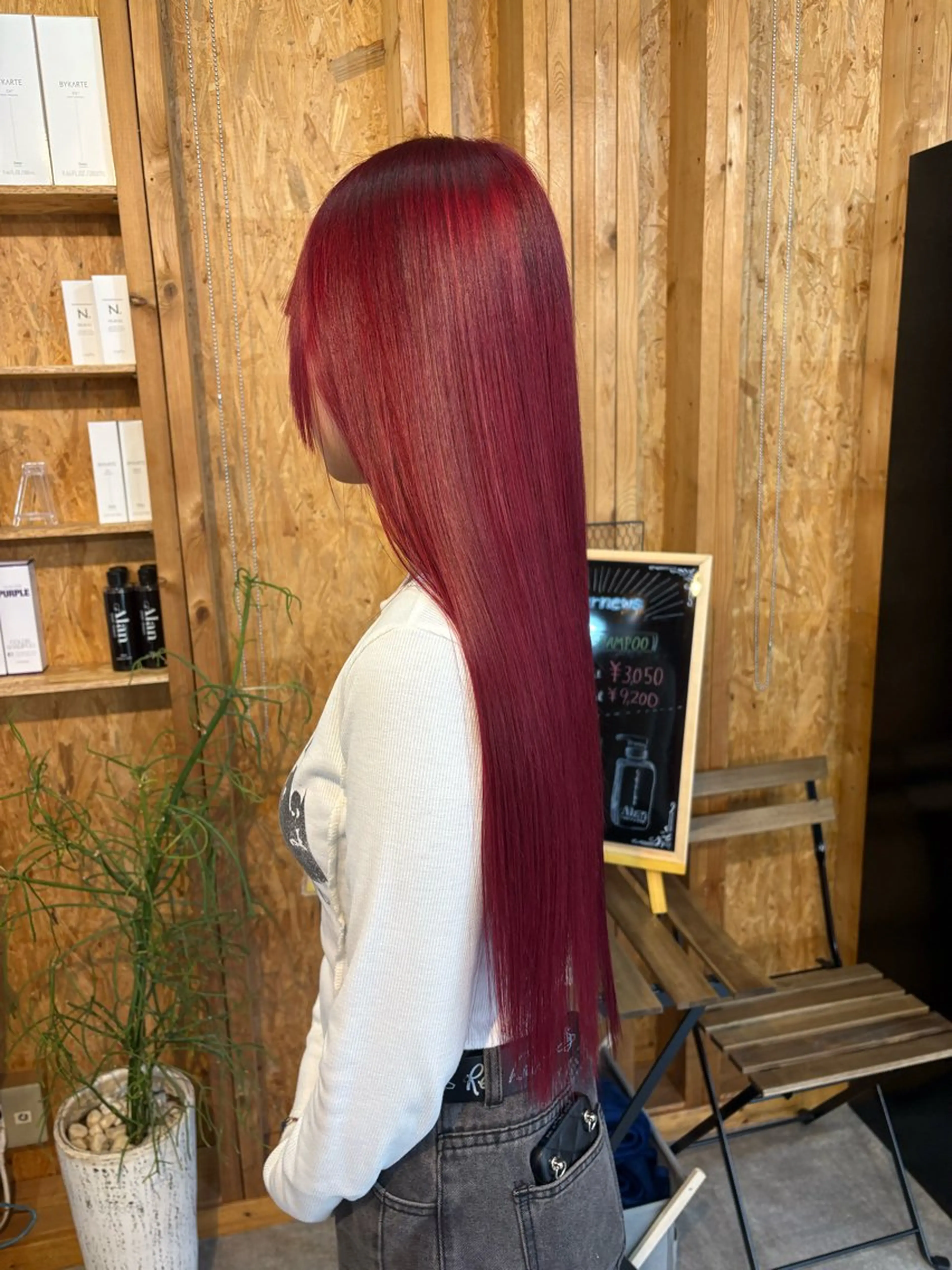 カラー ヘアカラー トリートメント まろみ暖色×ボブ ×chia🕯のヘアスタイル