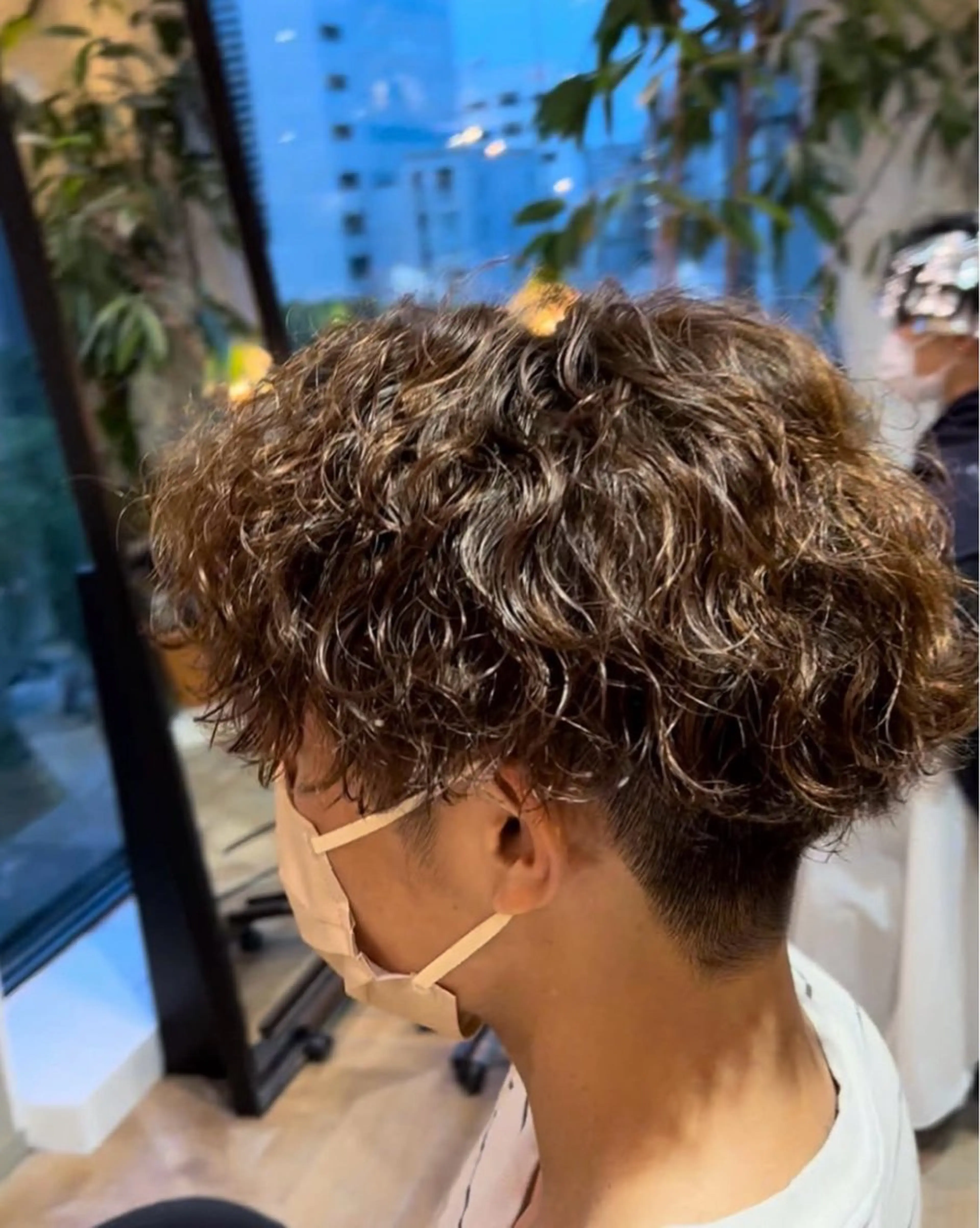 パーマ メンズ メンズパーマ 波巻きパーマ スパイラルパーマ 名駅／艶髪ストレート ／ヘッドスパ／伴怜奈のヘアスタイル