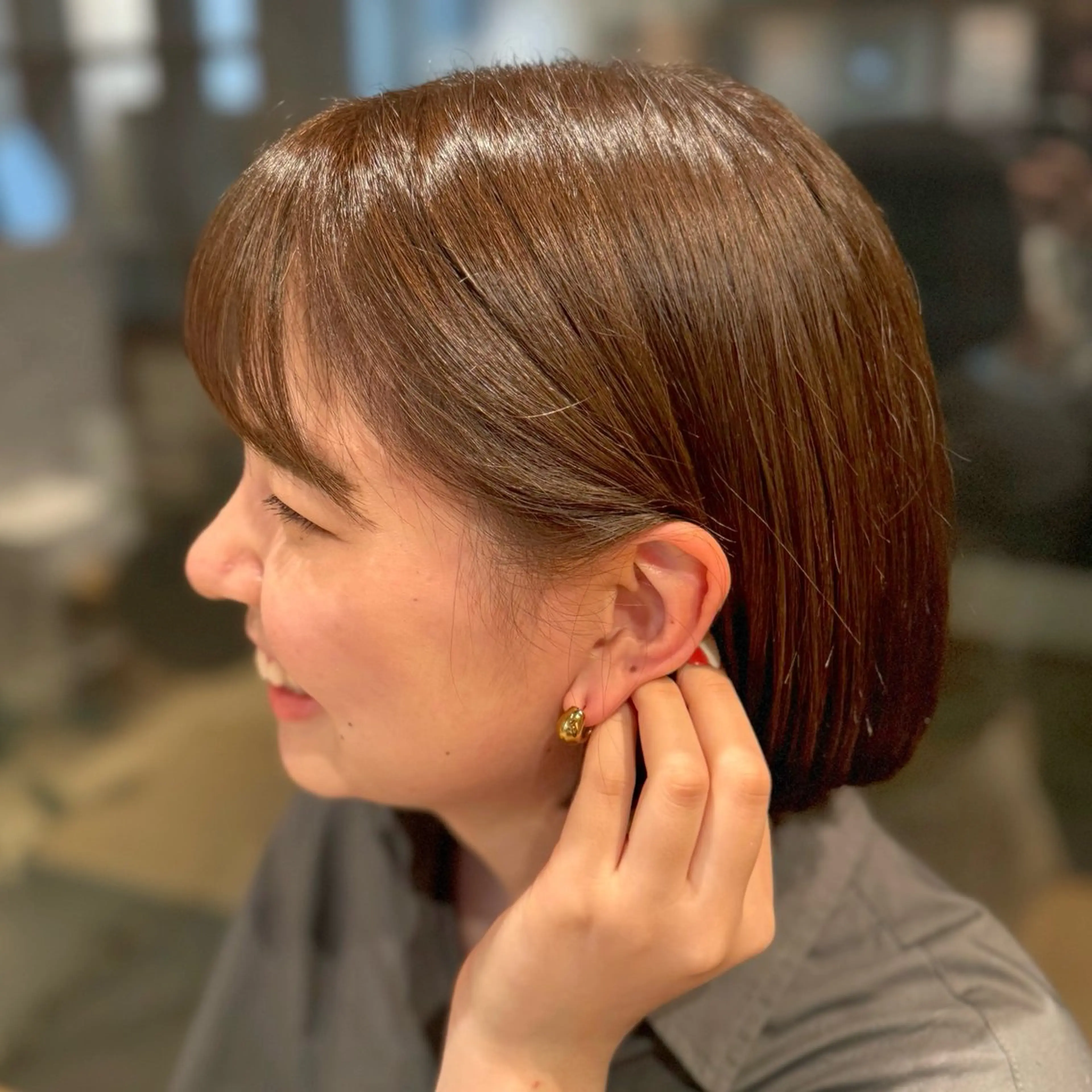 ショート カラー カット ヘアカラー トリートメント 透明感カラー/レイ ヤー/Nana🌈のヘアスタイル