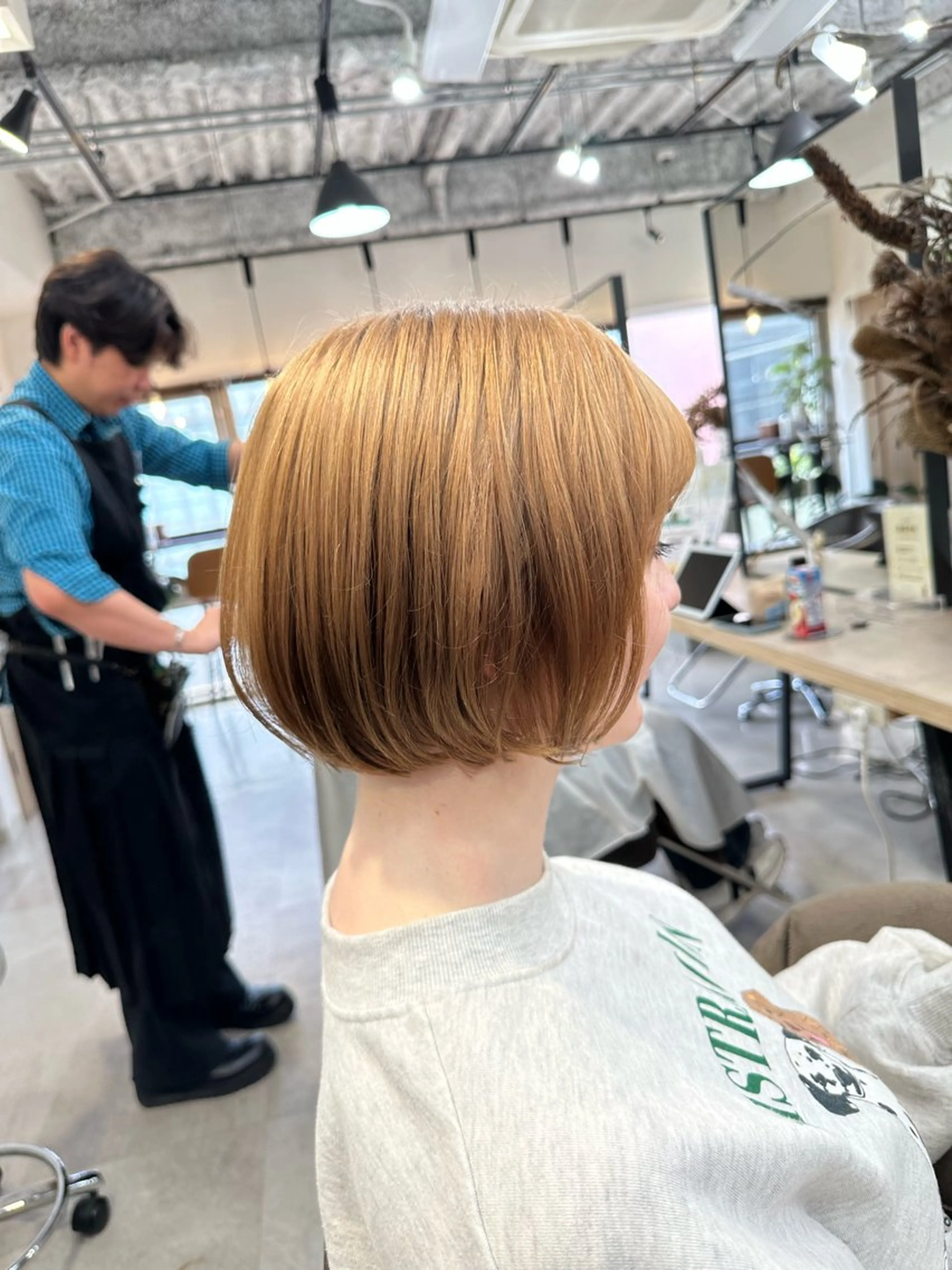 ミディアム 地毛風縮毛矯正/ボブ /ショート❣️平山のヘアスタイル