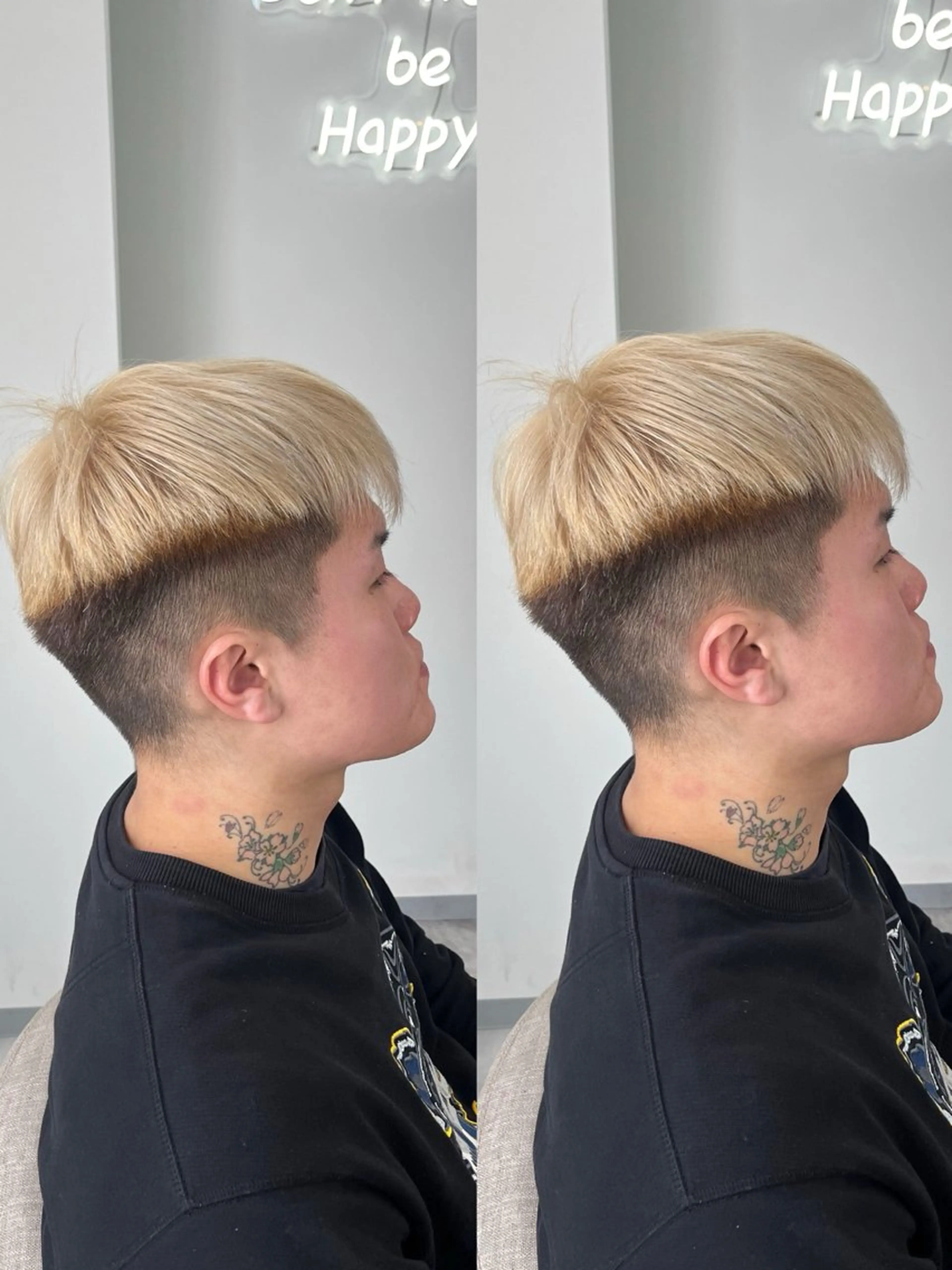 カラー ベージュカラー 黒髪 ブリーチ ホワイトベージュ mimi☪️ 艶髪髪質改善/メンズのヘアスタイル