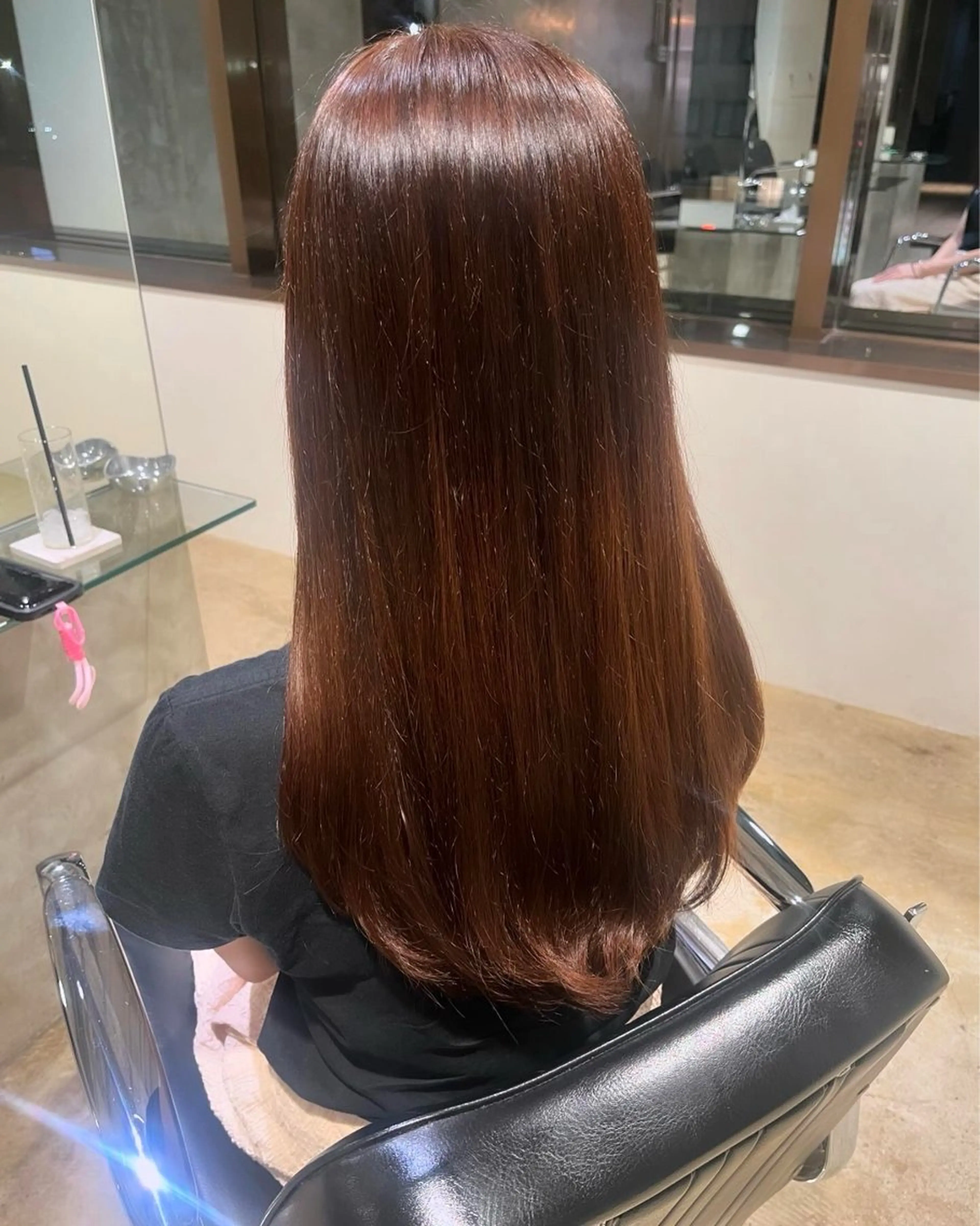 ロング カラー 長野 美沙のヘアスタイル