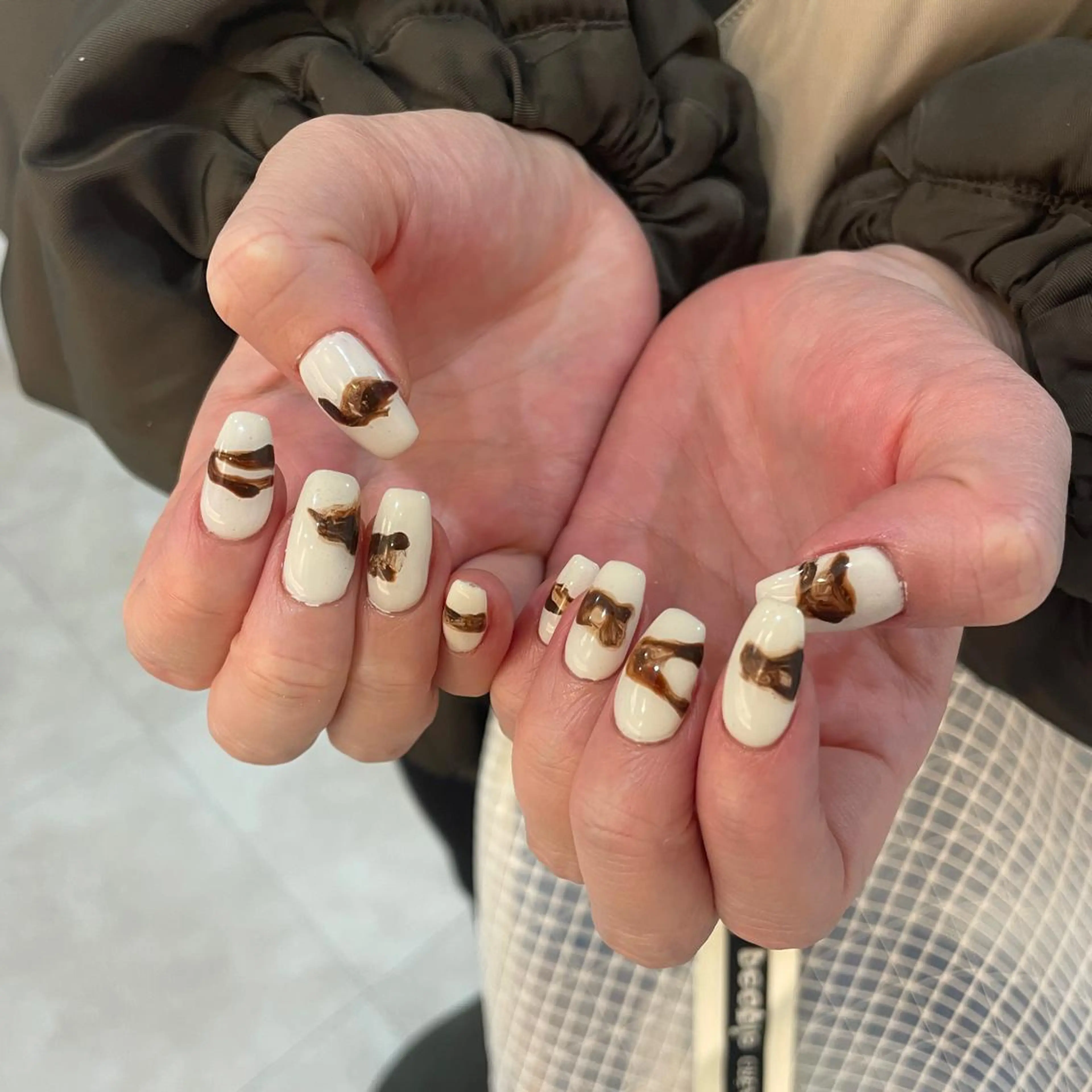 ネイル ハンドネイル フットネイル ゆびノさき茨木店 ニュアンス/アートのネイルデザイン