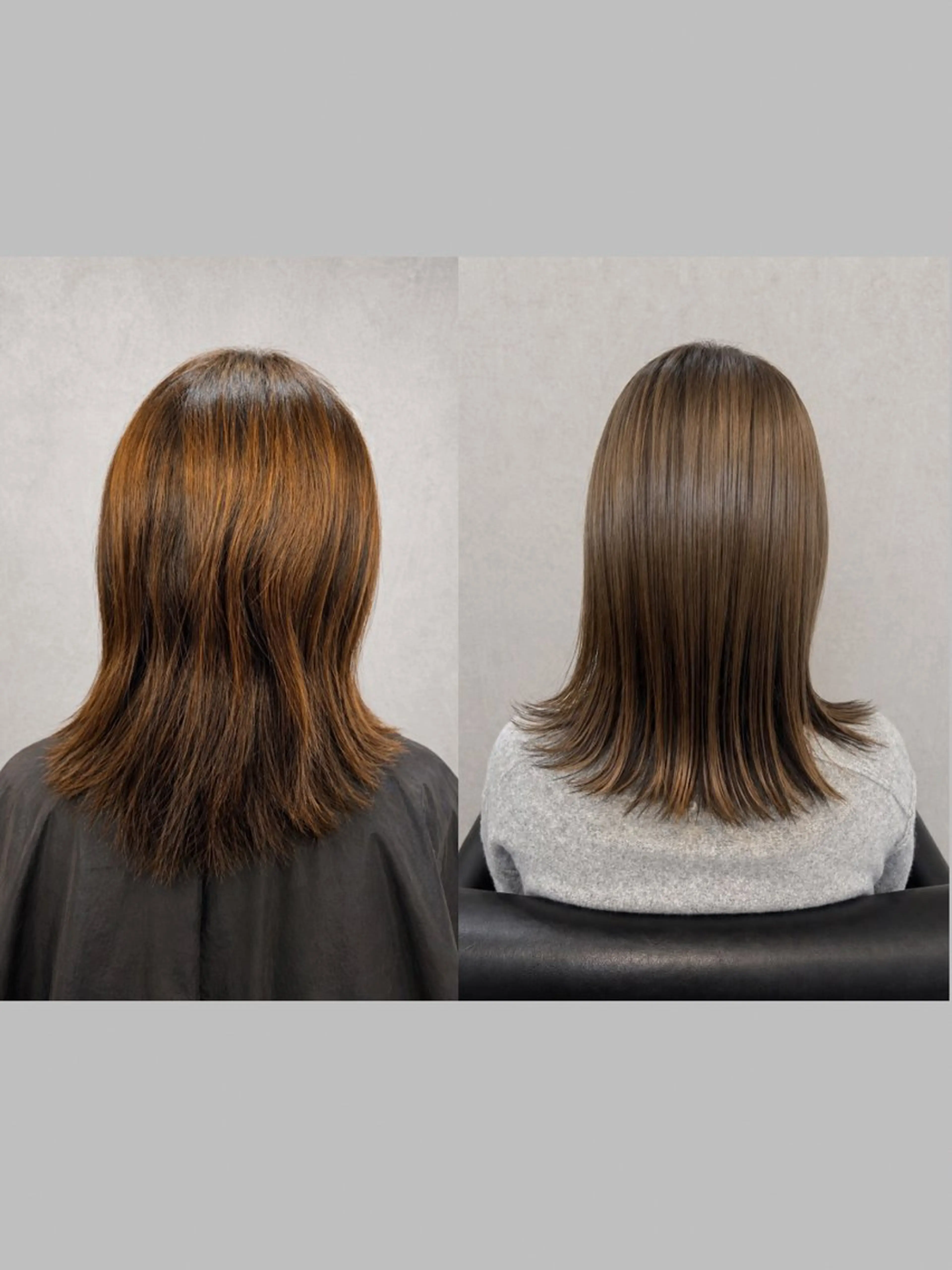 セミロング カラー カット ヘアカラー トリートメント Meg/艶髪カラー× 髪質改善/中崎町のヘアスタイル