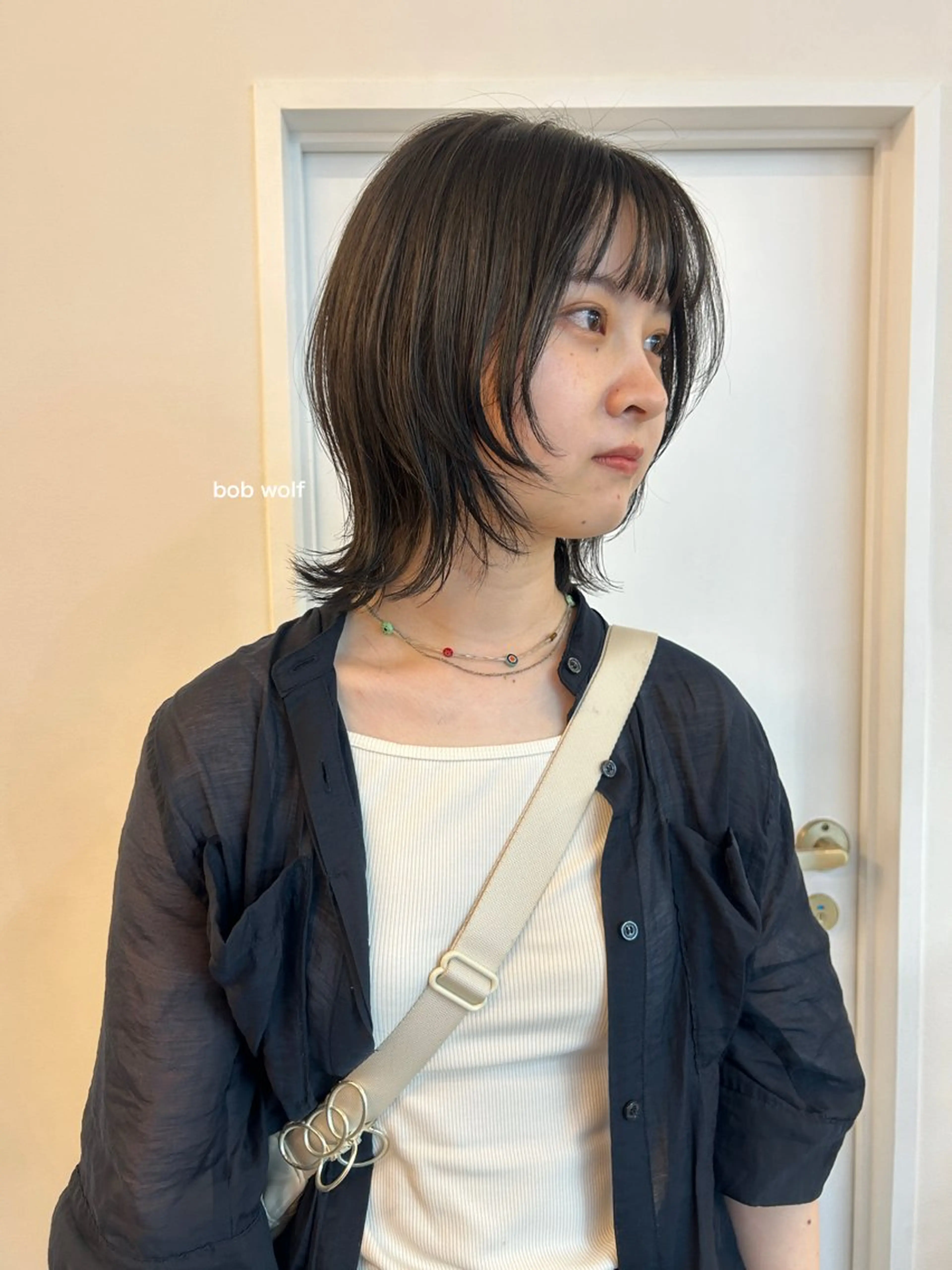 セミロング レイヤーカット/ 透明感カラーmikuのヘアスタイル