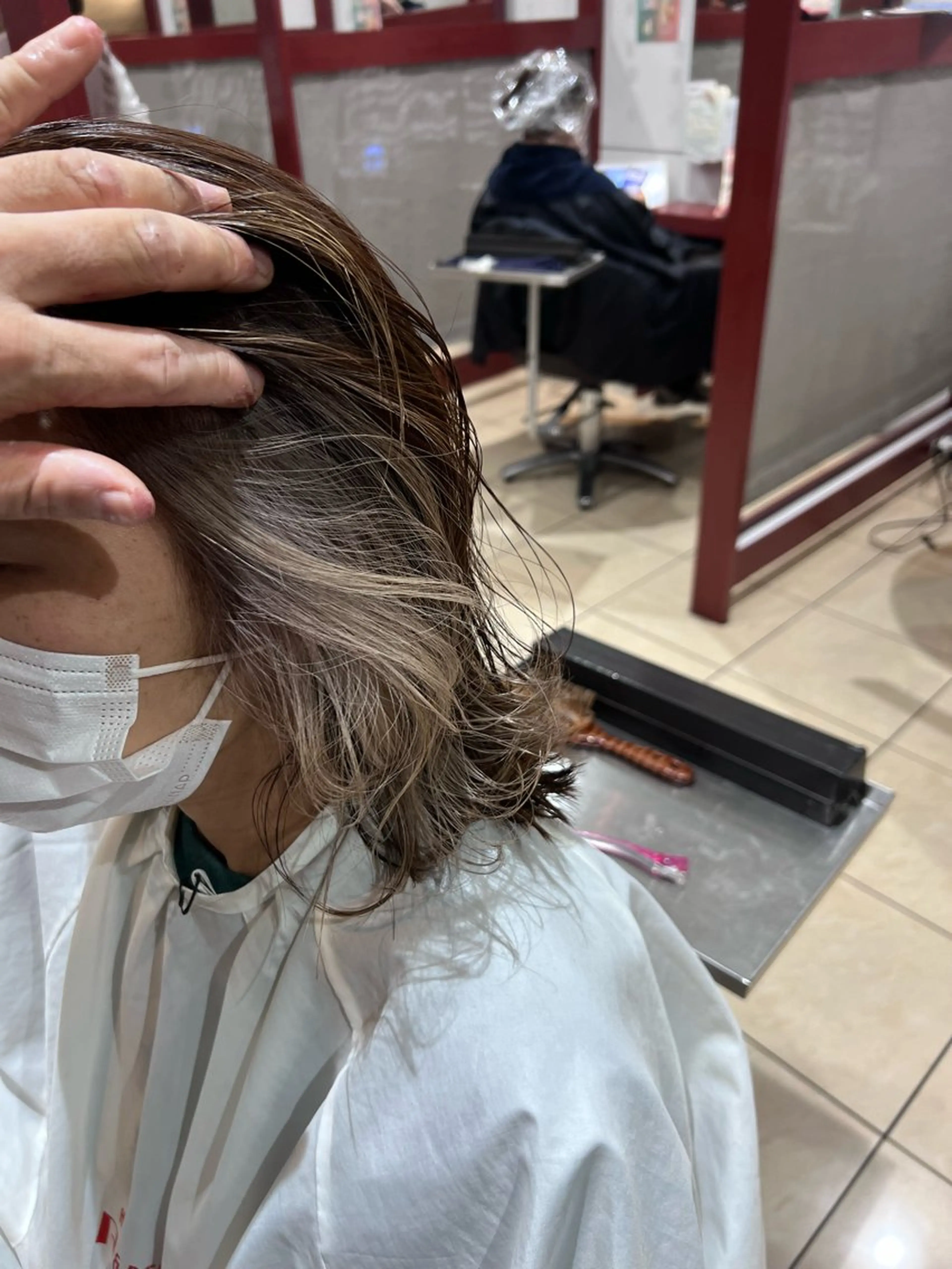 ミディアム 坂本 優輝のヘアスタイル