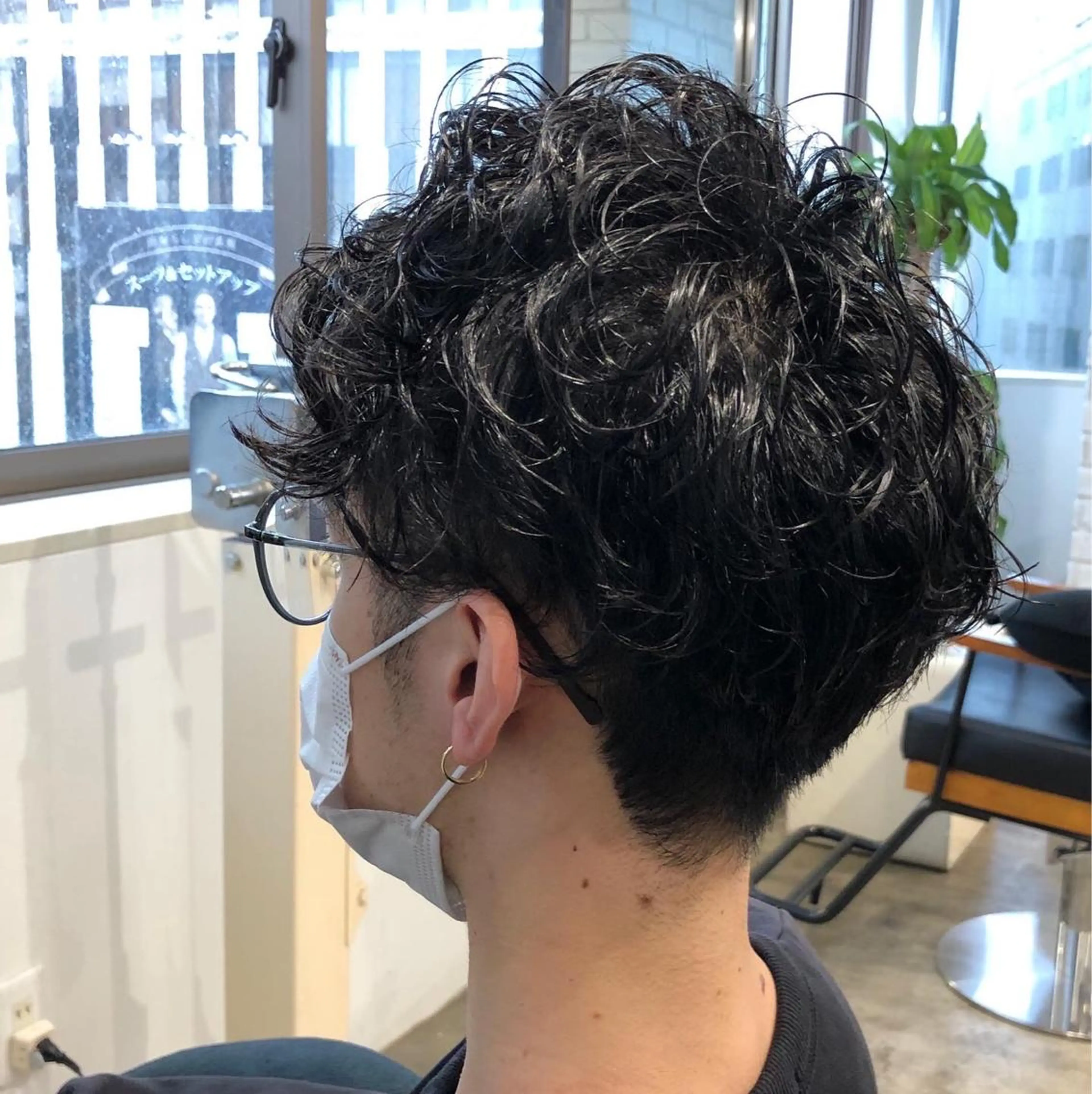 パーマ メンズ カット パーマ MEN'S特化🌈 KATOのヘアスタイル