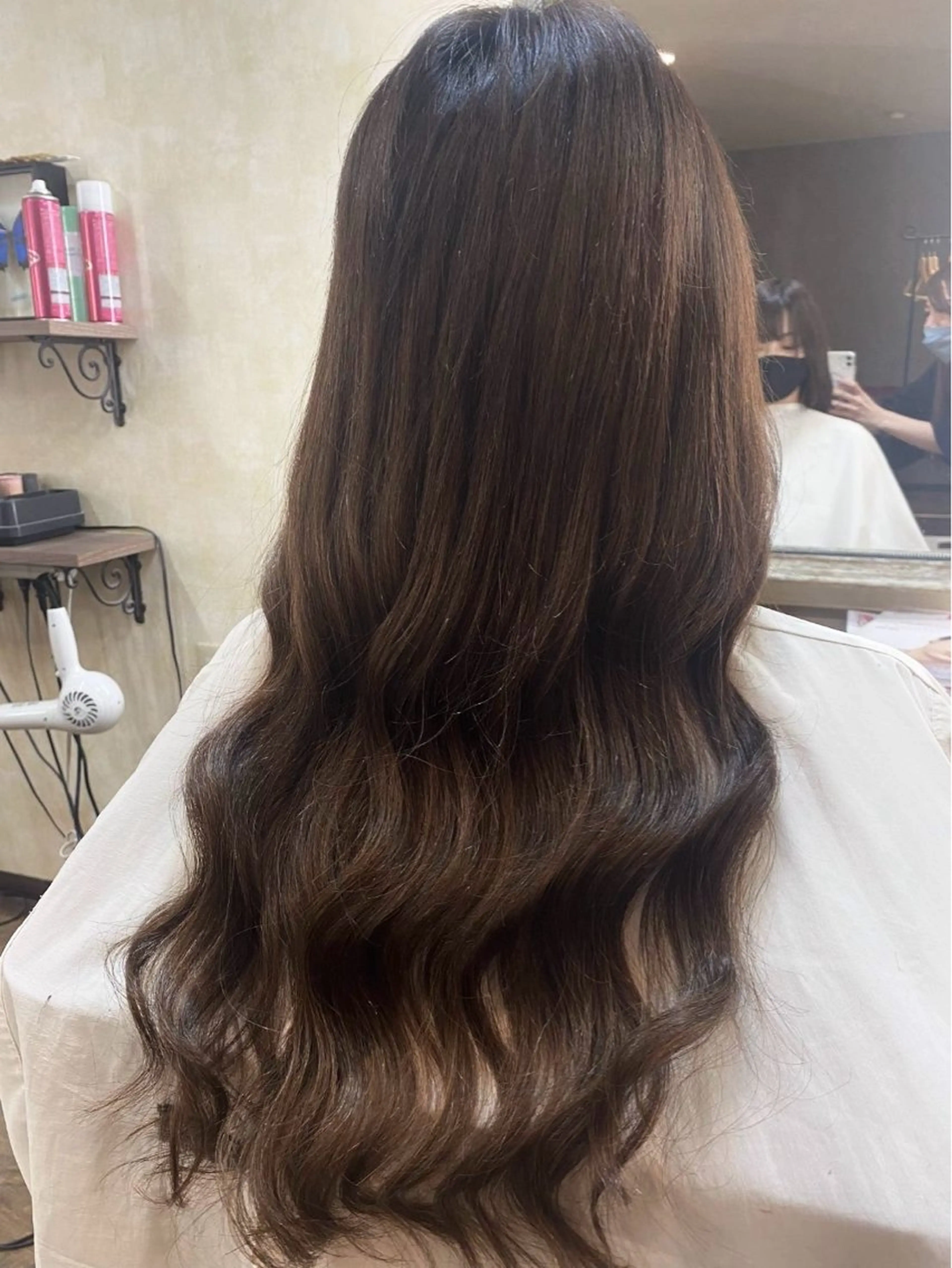 ロング ヘアアレンジ シールエクステ エクステ ロング カット エクステ MagicMush ✴︎シールエクステのヘアスタイル