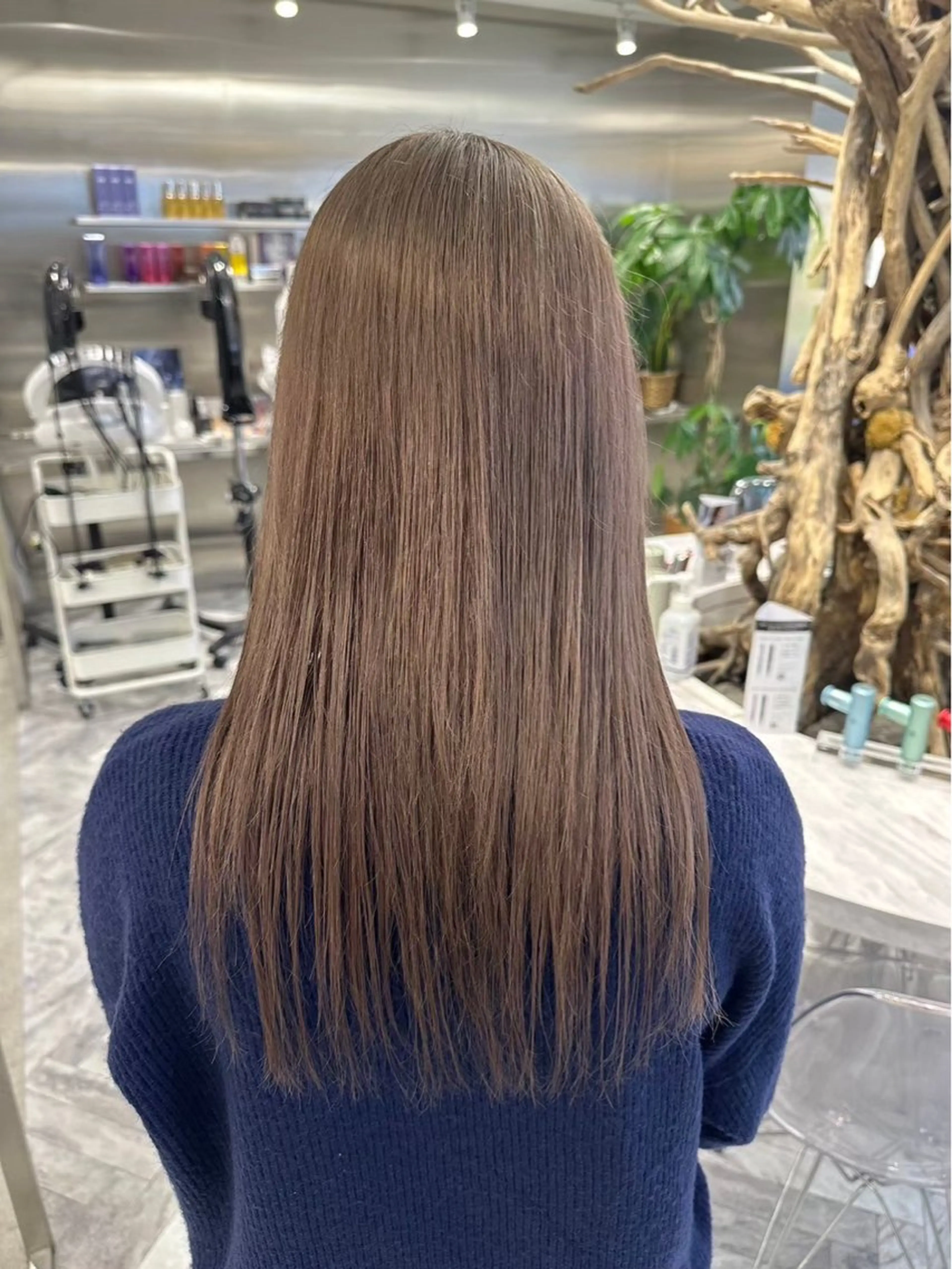 ロング ARISA︎ メンズハイトーンのヘアスタイル