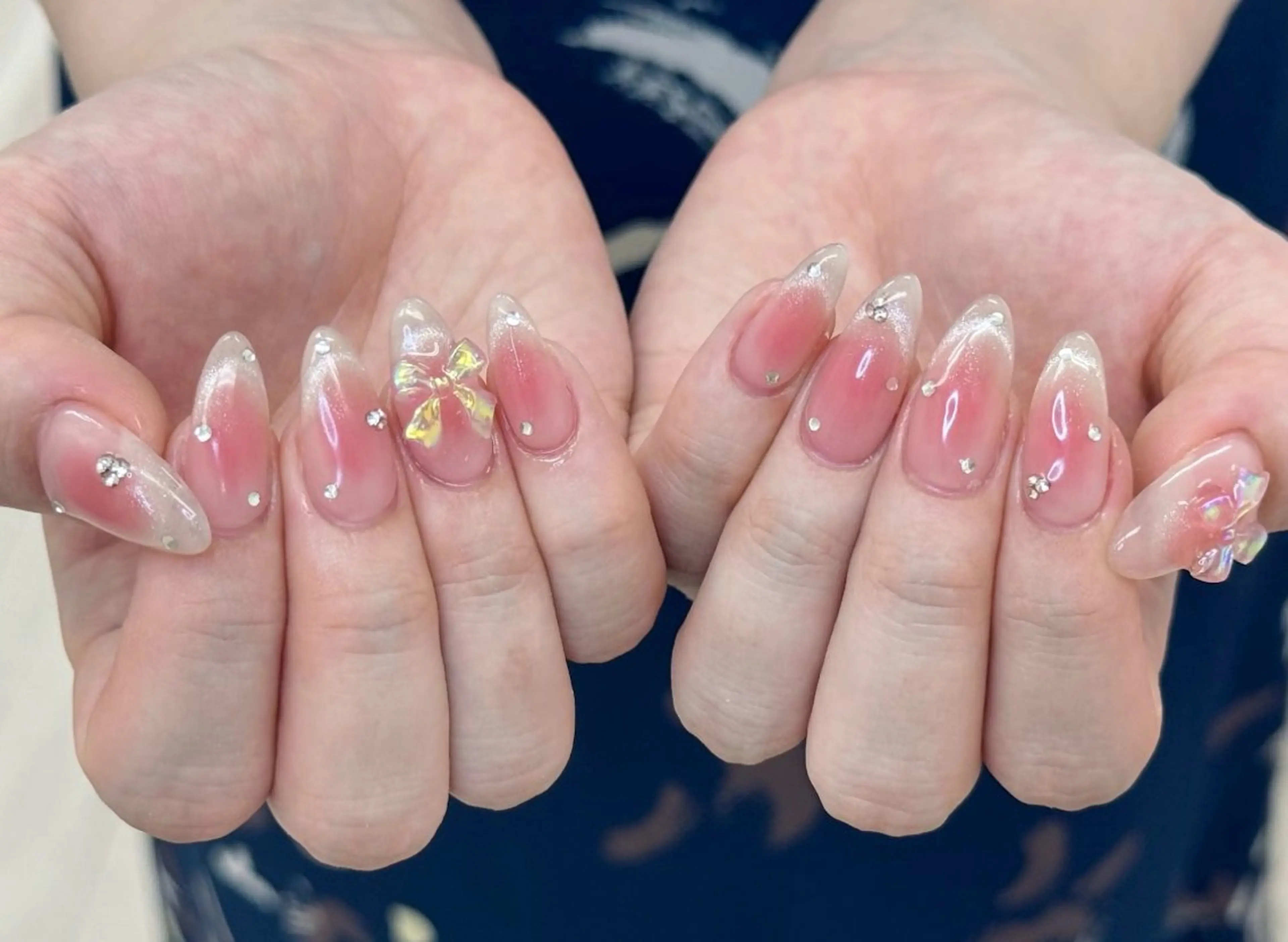 ネイル オーロラネイル べっ甲ネイル ブルー チークネイル フットネイル ハンドネイル ハンドケア For you. Nail Salonのネイルデザイン