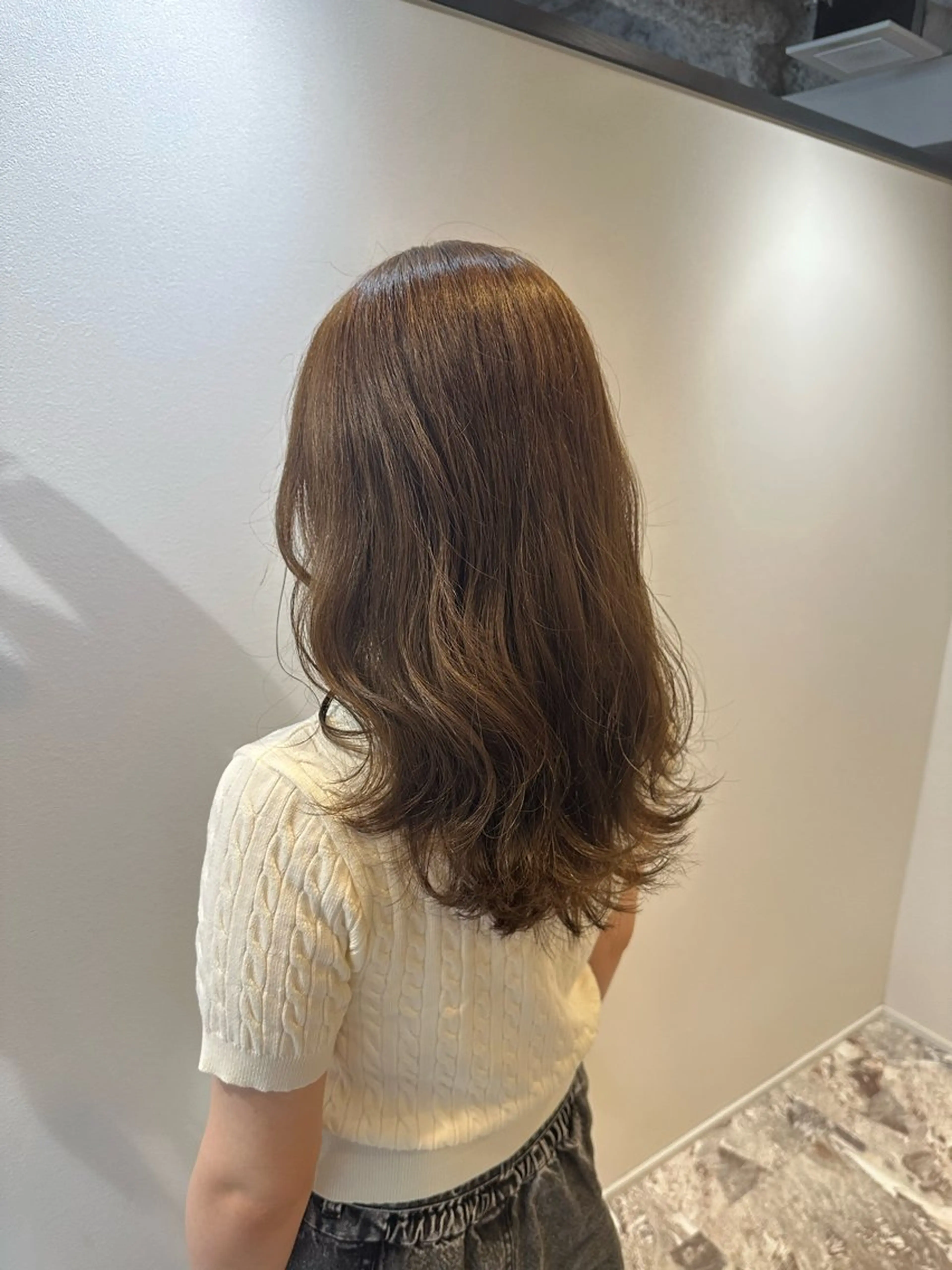 ロング カラー ベージュカラー ブリーチ ブラウンカラー ダブルカラー ブリーチなしカラー ヘアカラー トリートメント 山下恋佳/矢場町/ ブリーチ/ショートのヘアスタイル