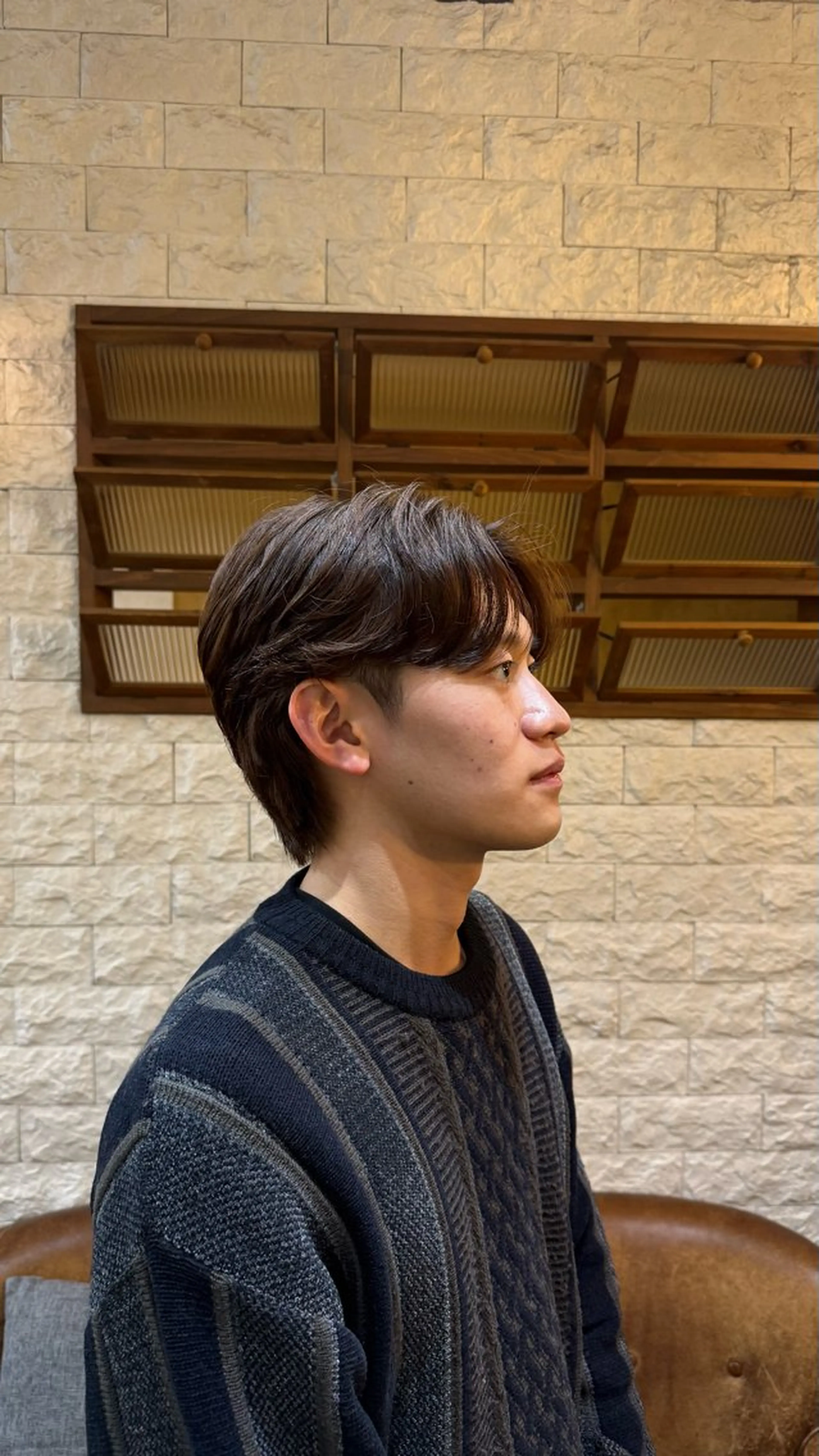 パーマ カット パーマ メンズパーマ✨️/ 縮毛カラー🫧あきはのヘアスタイル