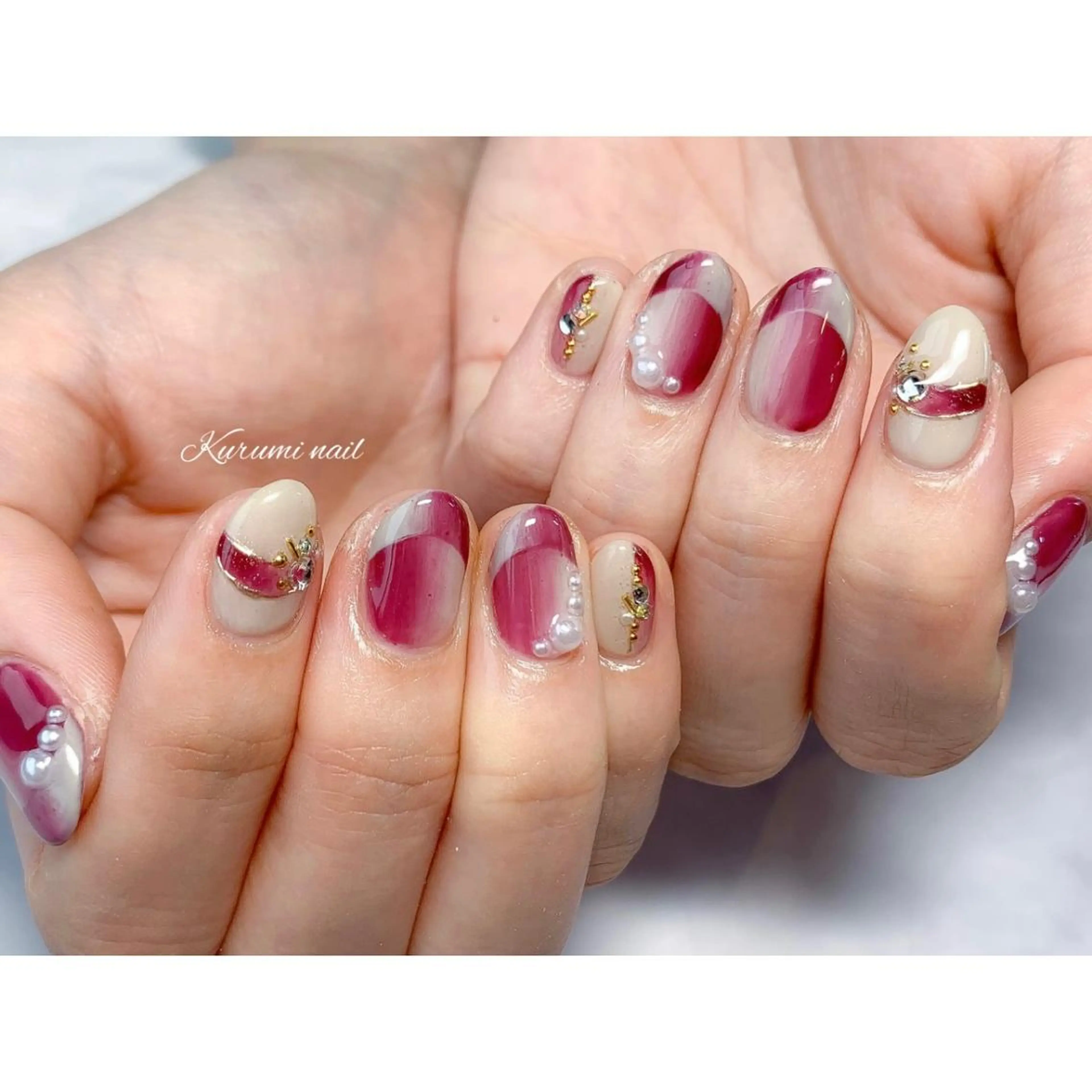 ネイル ハンドネイル Maison noyerのネイルデザイン