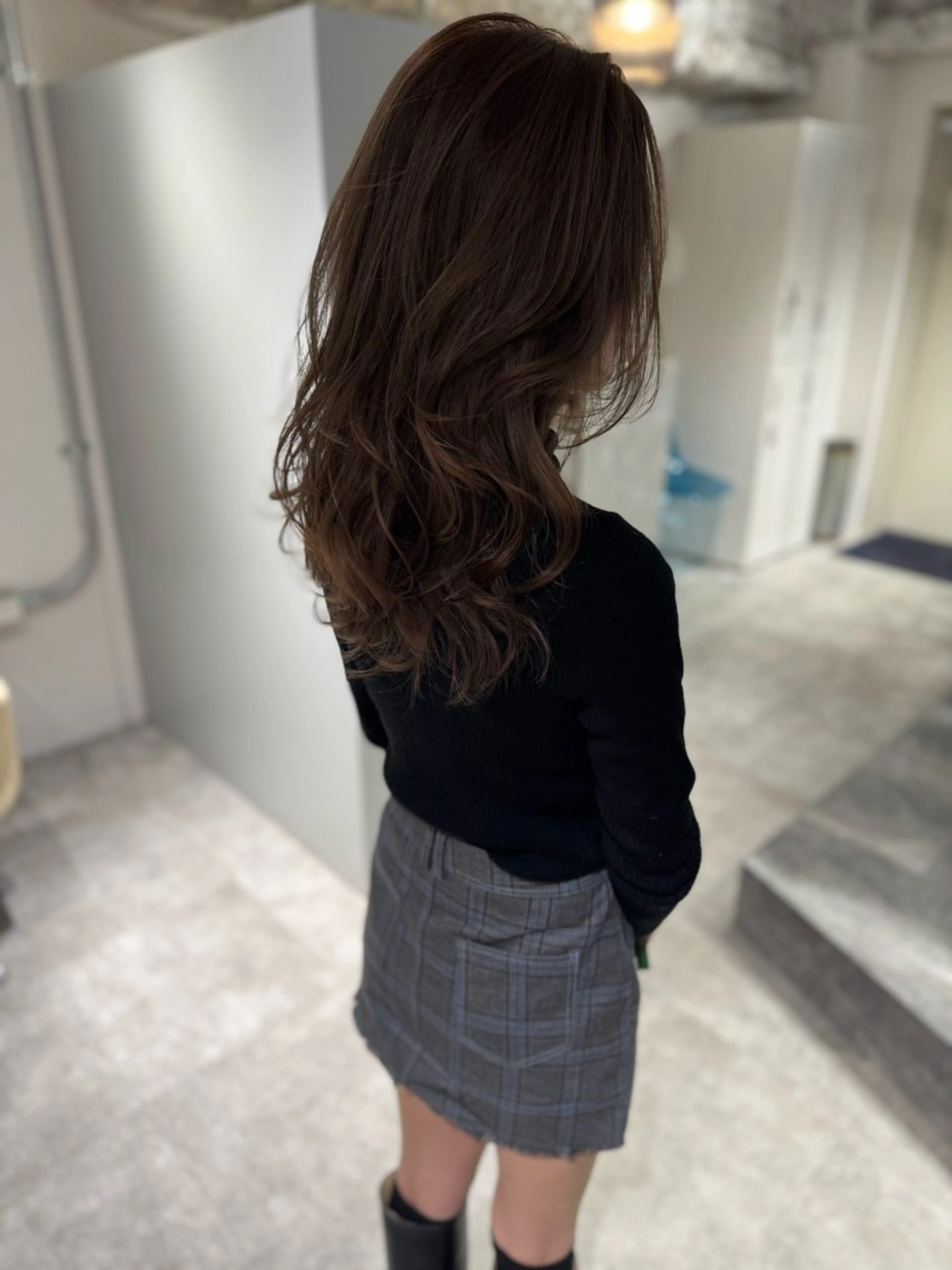 ロング カラー ハイライトカラー ハイライト レイヤーカット 夜23時まで予約🉑 reverieあきらのヘアスタイル