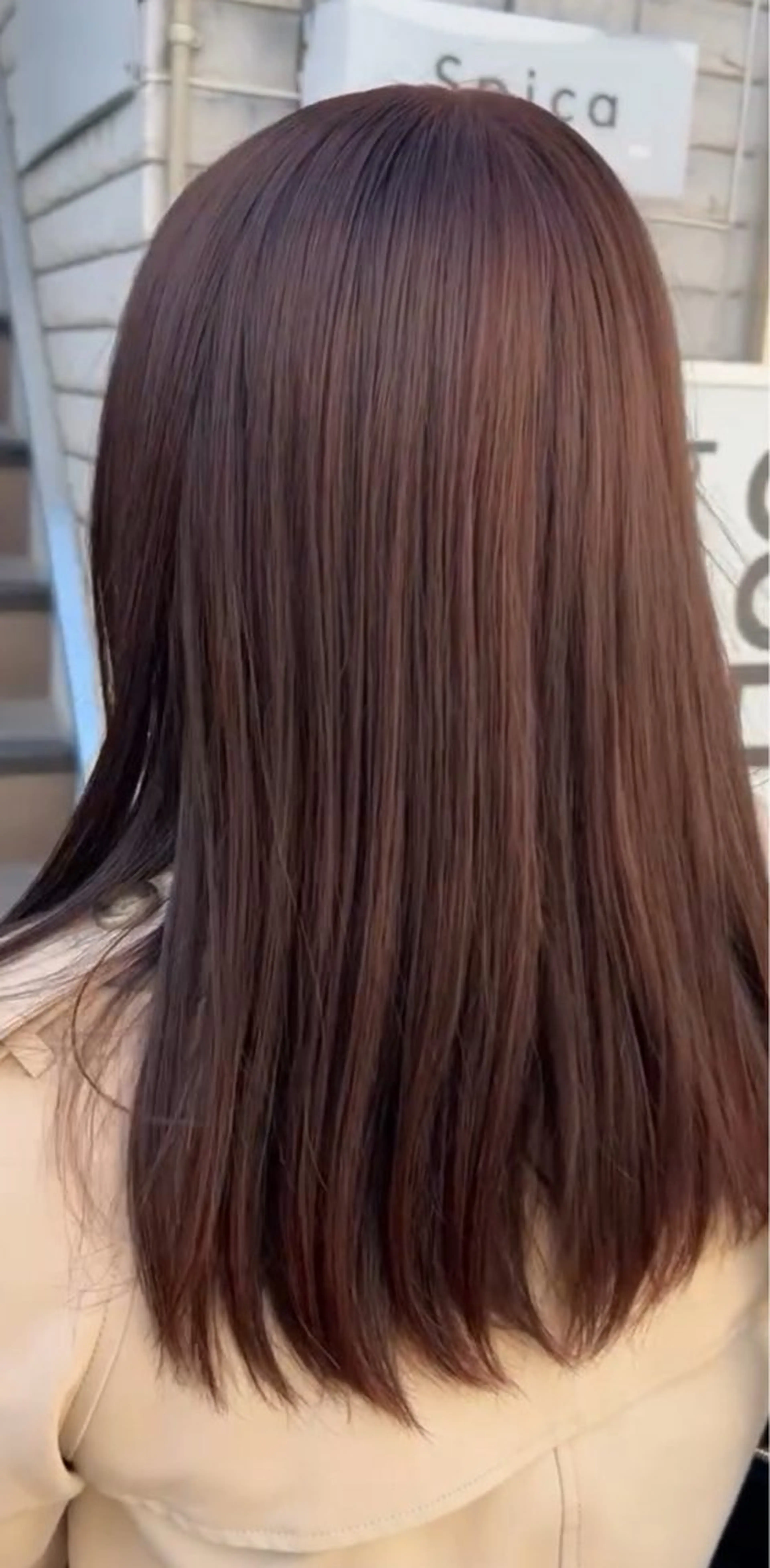 セミロング カラー ヘアカラー 縮毛•ハイトーン ・着付け Runaのヘアスタイル