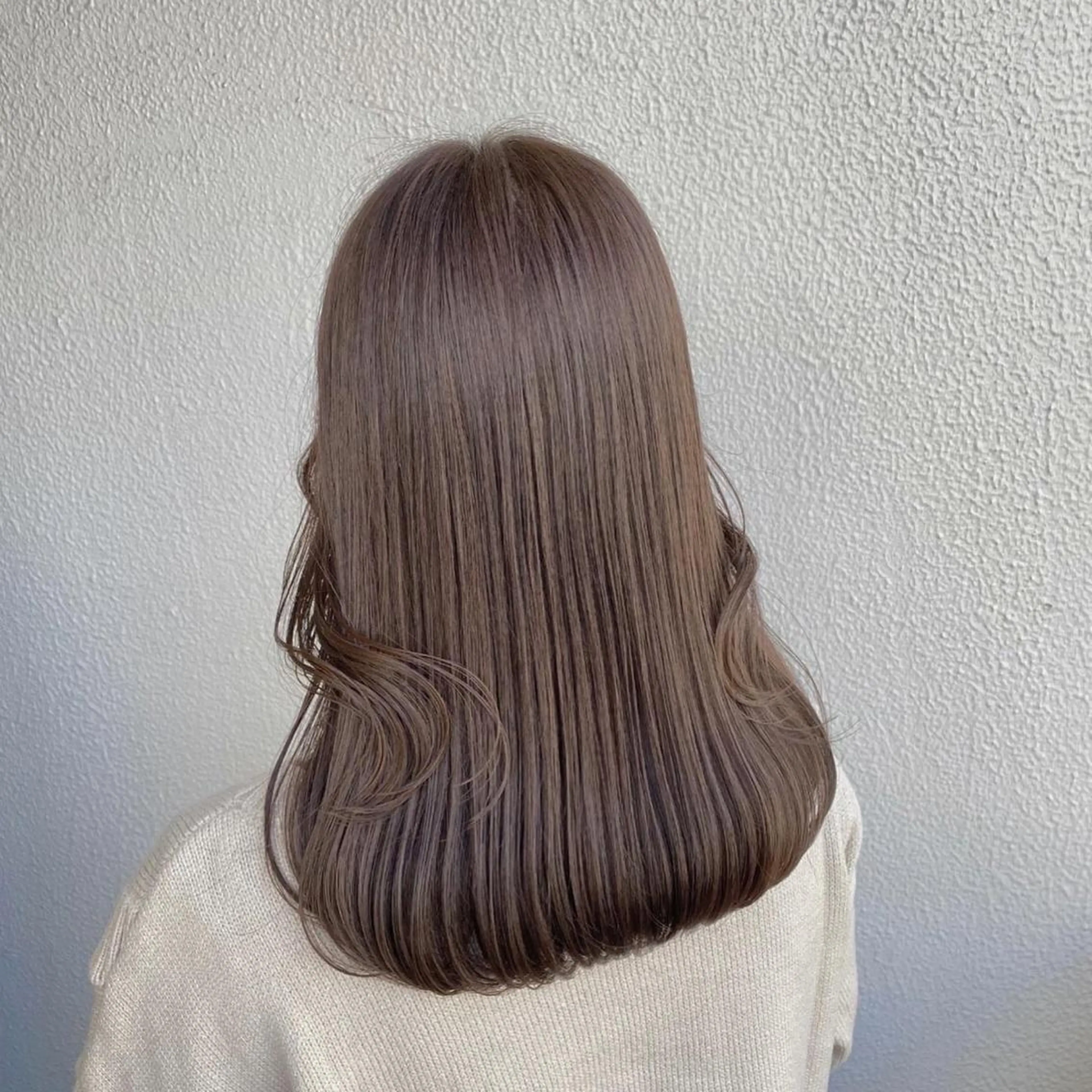 セミロング カラー ヘアアレンジ ブリーチなしカラー/ ブラウン/レイヤーのヘアスタイル