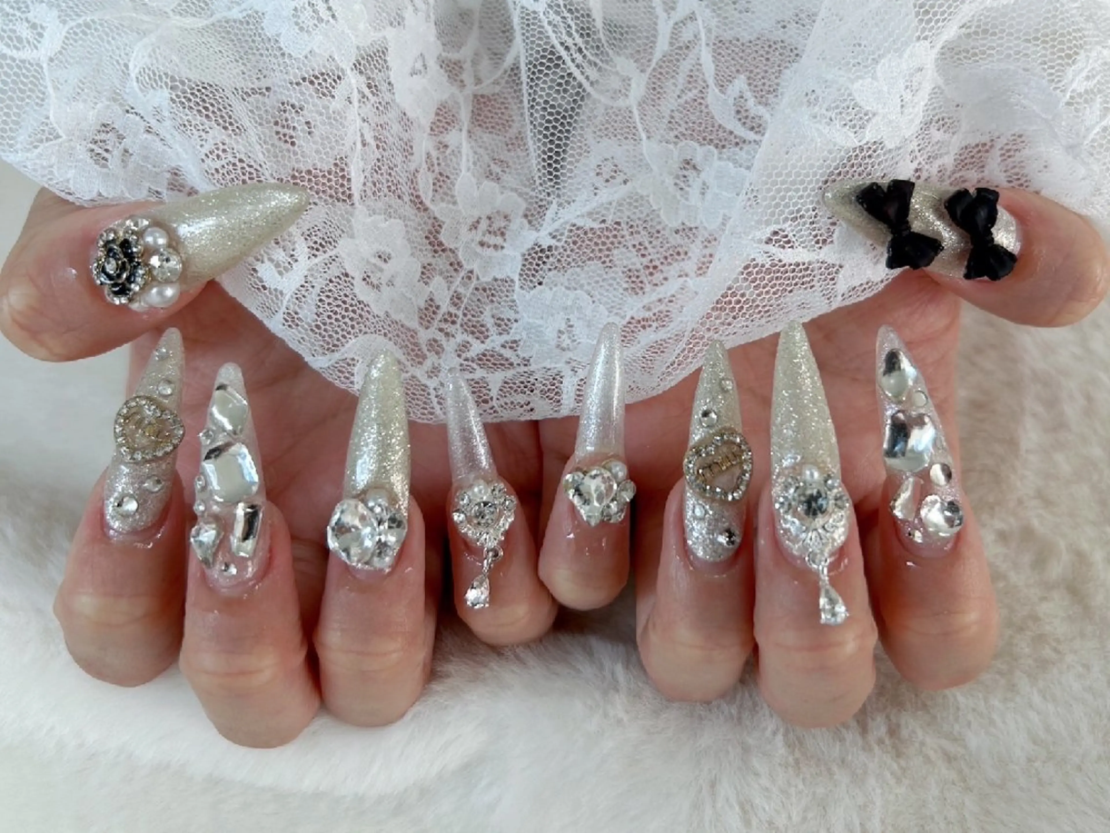 ❤️🔥超こだわりオシャレで欲張りアートor特殊パーツも5個まで乗せ放題❤️🔥の写真