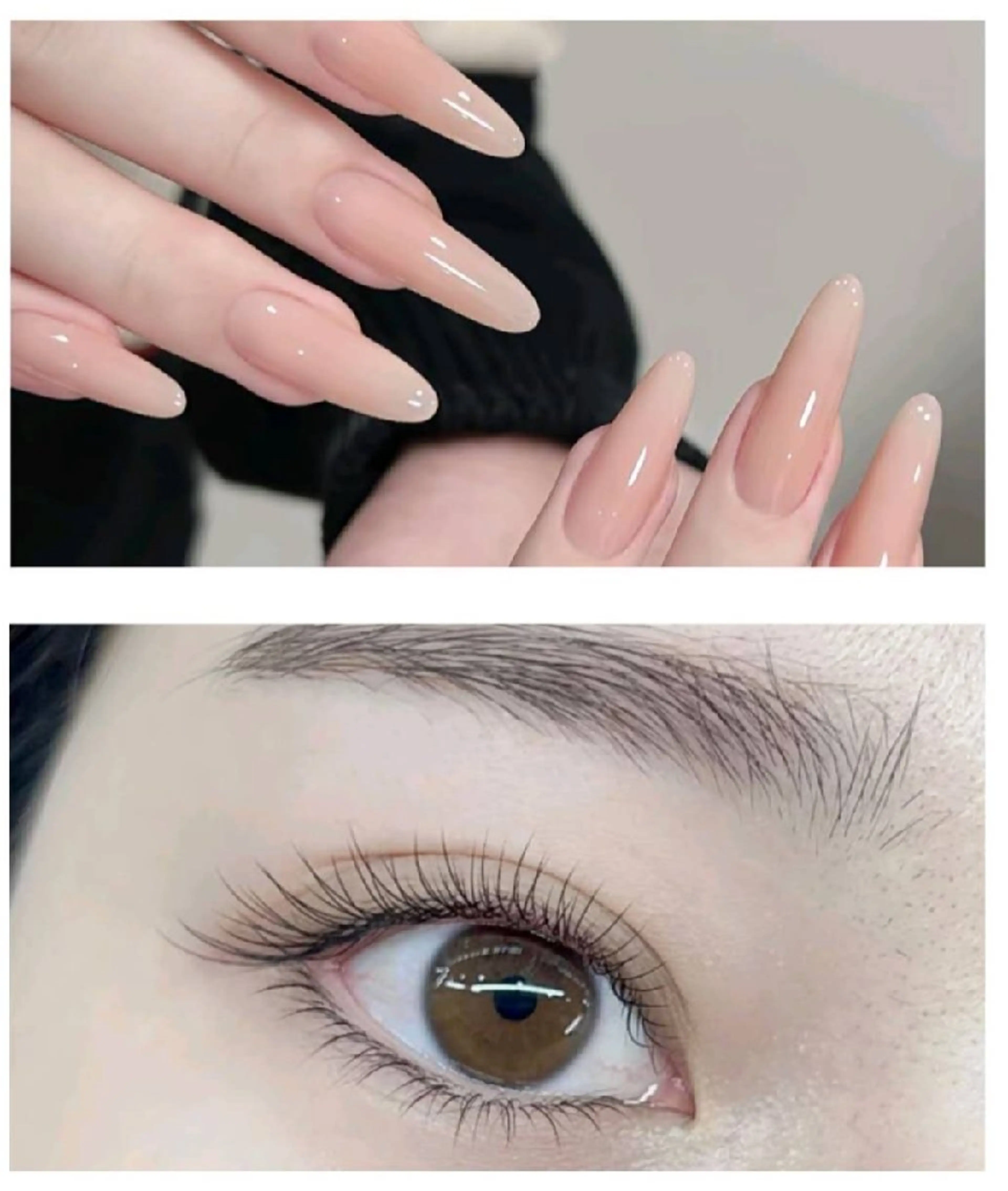 ハンドワンカラー&120本フラットラッシュセット オフ込み¥9200の写真