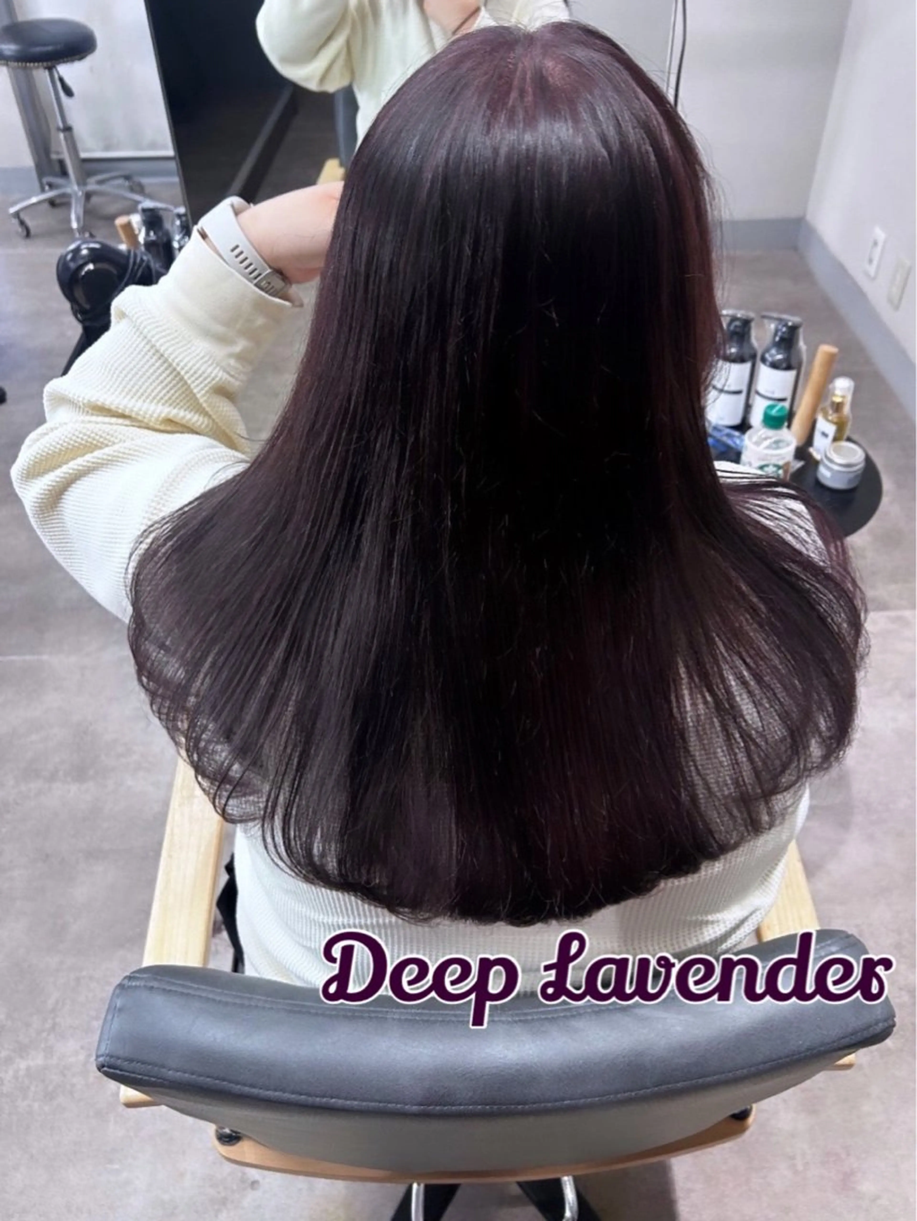 🐳学生限定🐳透明感ワンカラー‪🫧＋メンテナンスカット＋2STEPトリートメントの写真