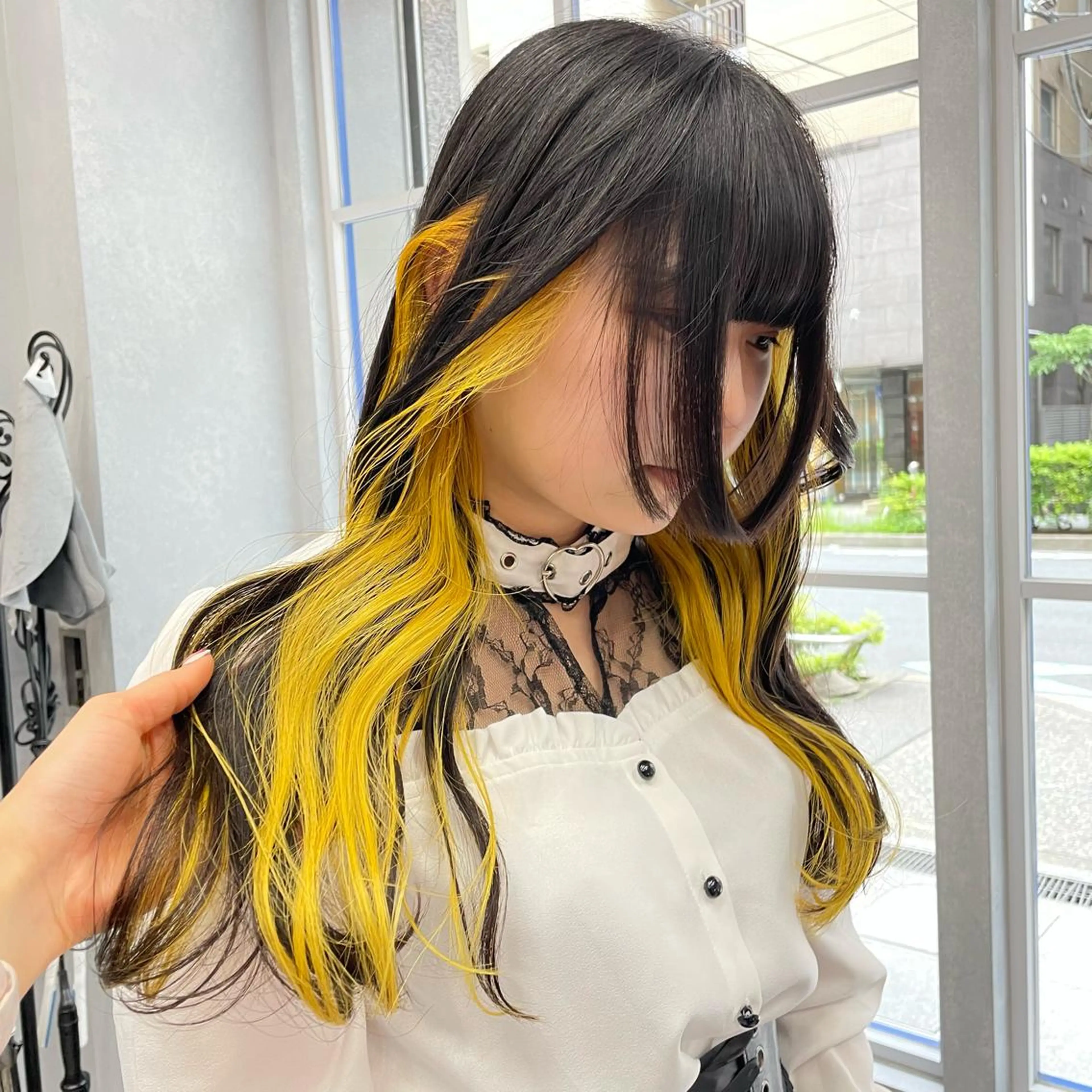 🫧🐳✂️似合わせデザインカット＋🎨インナーカラー💫（ブリーチ込み）🫧🐳の写真