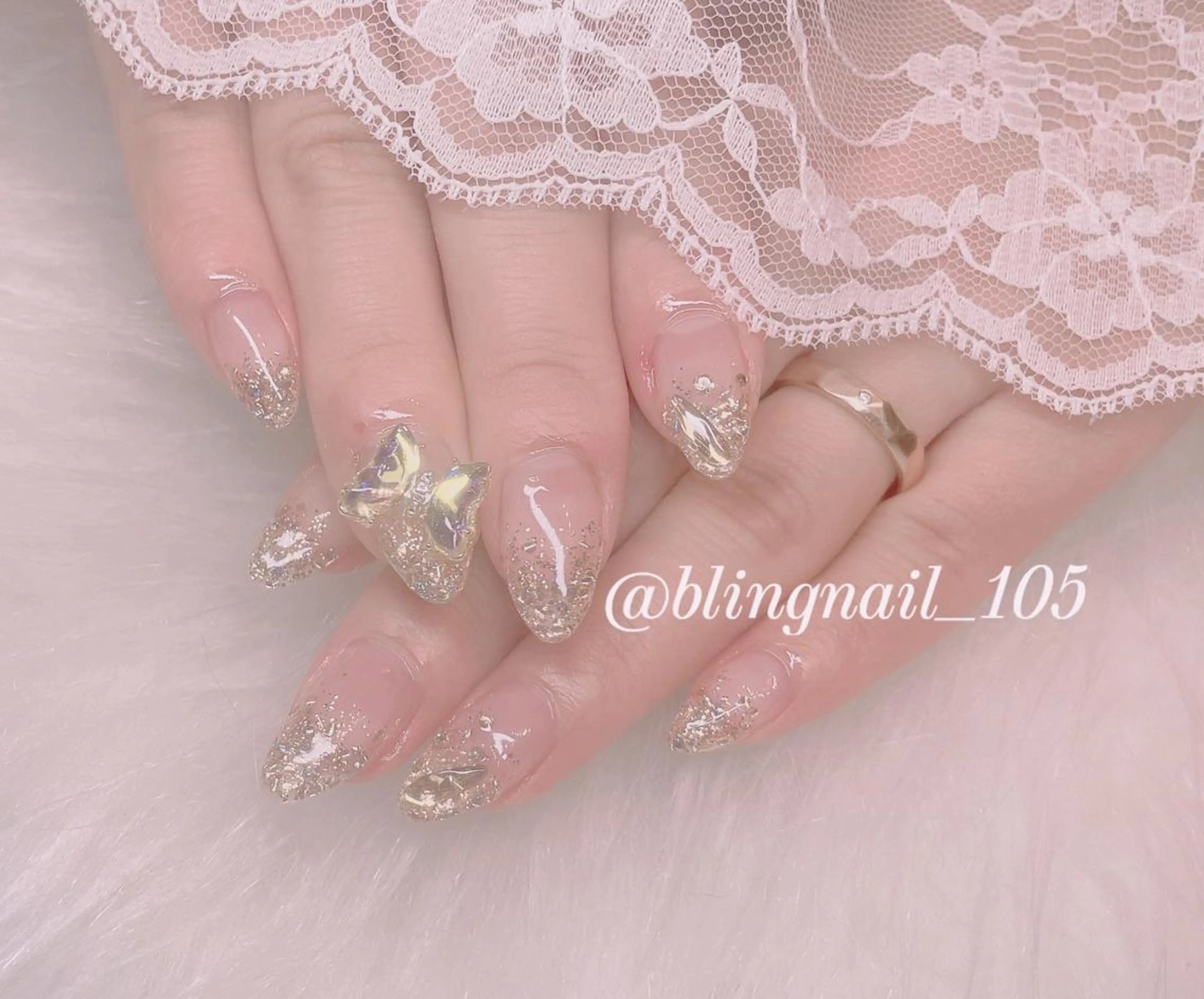 ネイル 23時まで❤︎韓国、 ワンホンネイルのネイルデザイン