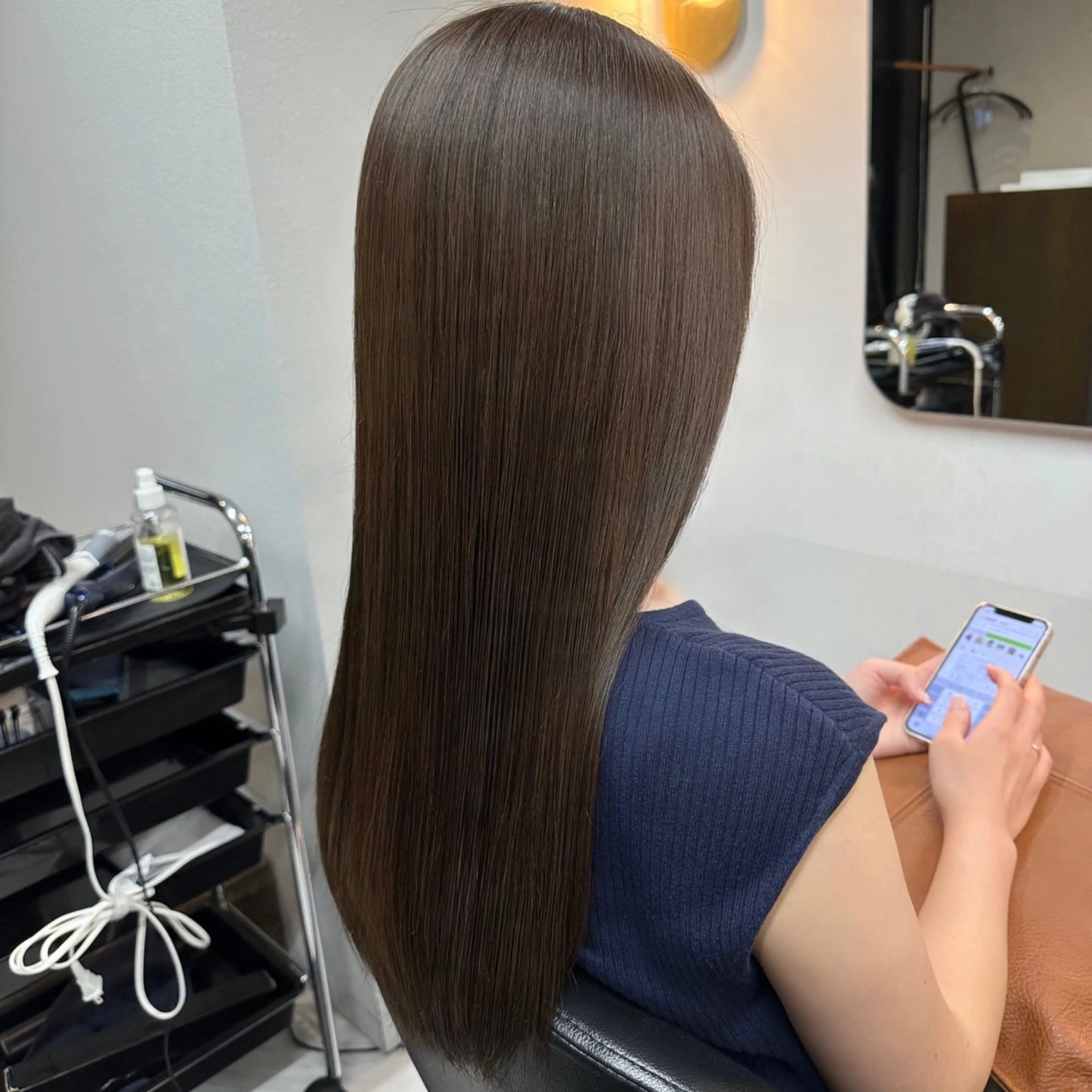 ロング カラー パーマ 守屋 寿哉のヘアスタイル