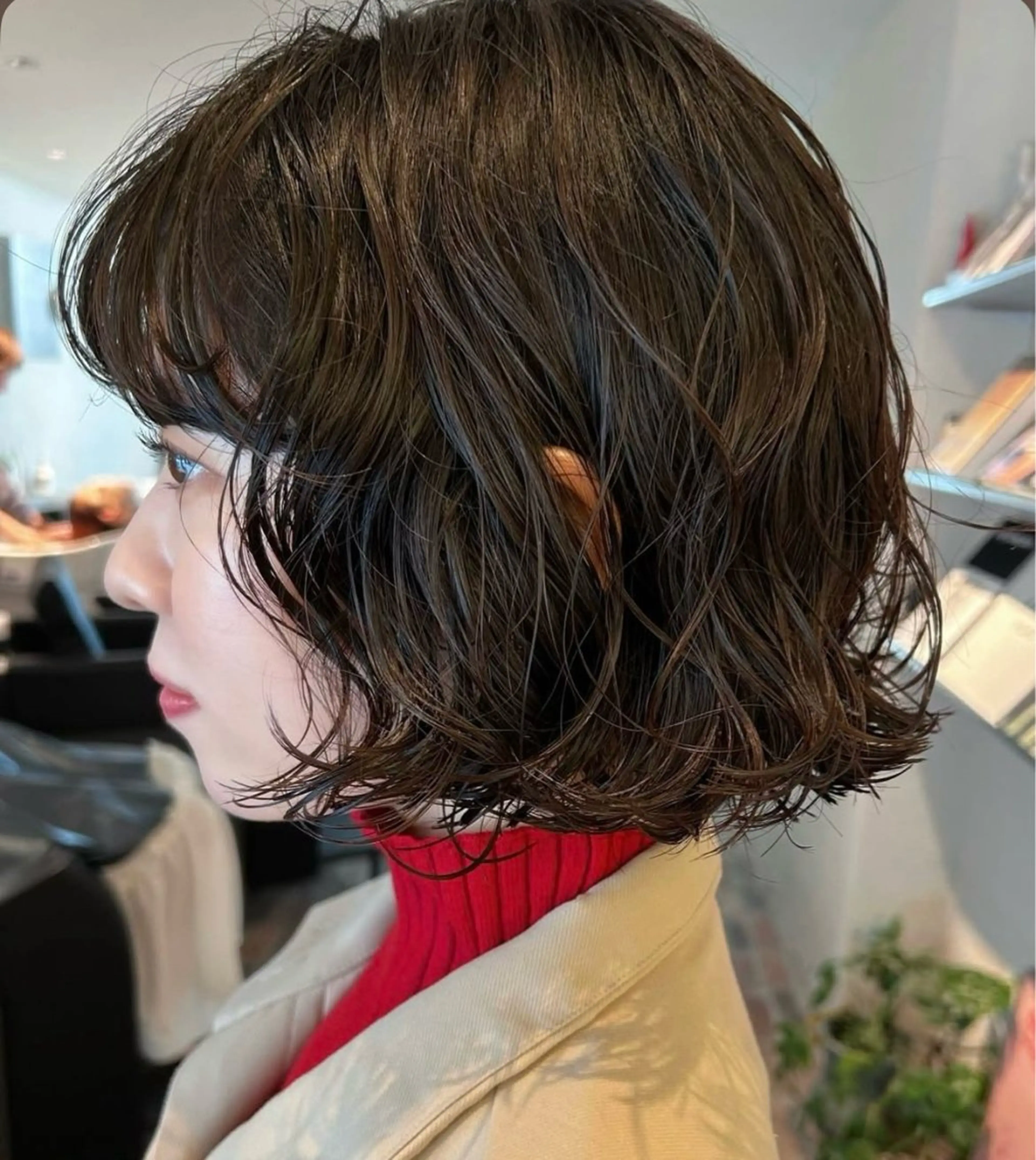 ミディアム パーマ カット パーマ トリートメント メンズ、レディース パーマ/松野和志のヘアスタイル