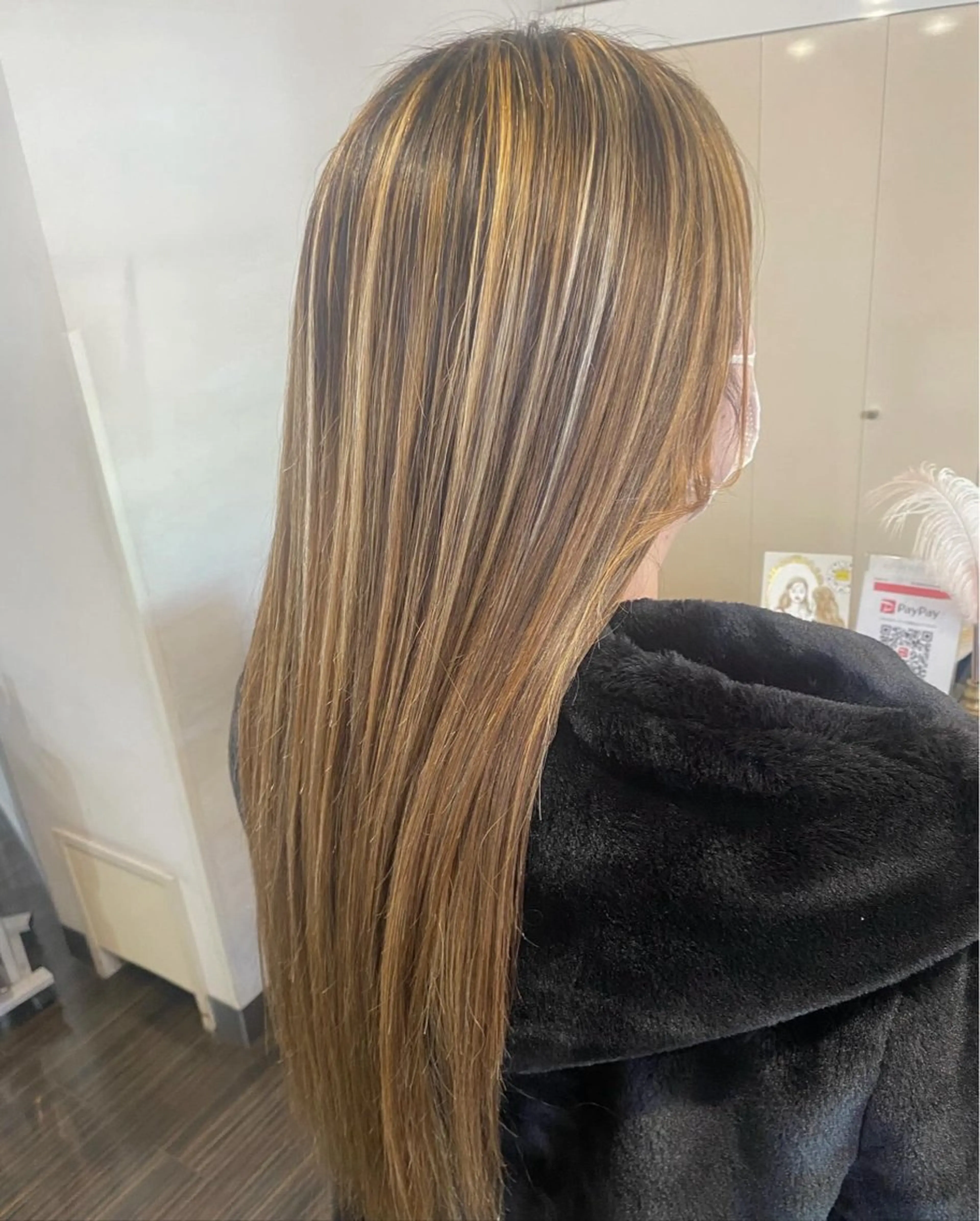 ロング カラー ヘアアレンジ ハイライトカラー ハイライト 烏山 達也のヘアスタイル