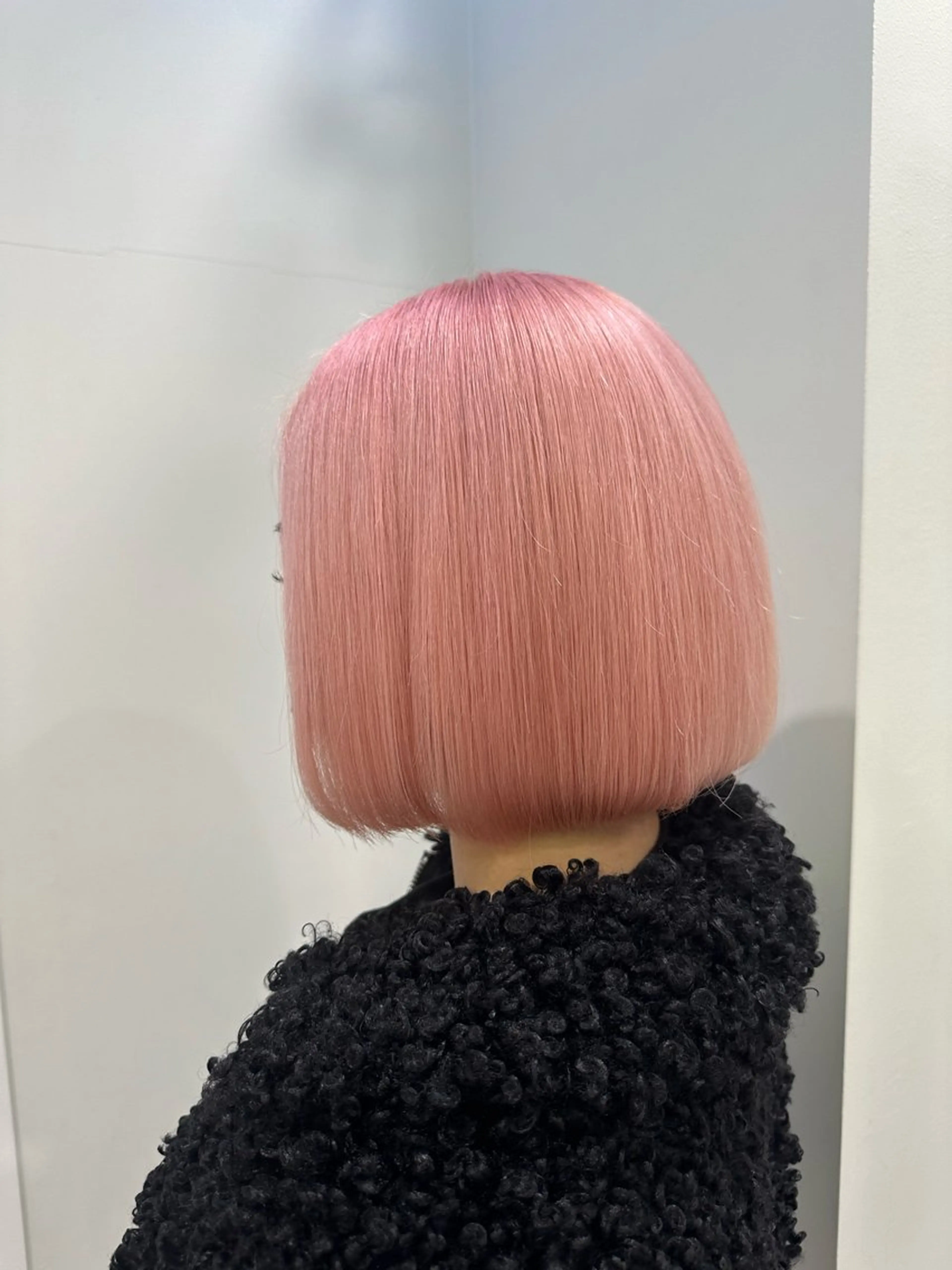 ショート カラー ベージュカラー ハイトーンカラー ピンクカラー ピンクベージュ ホワイトピンク ヘアカラー 渋谷/透明感カラー /半個室/こうめいのヘアスタイル