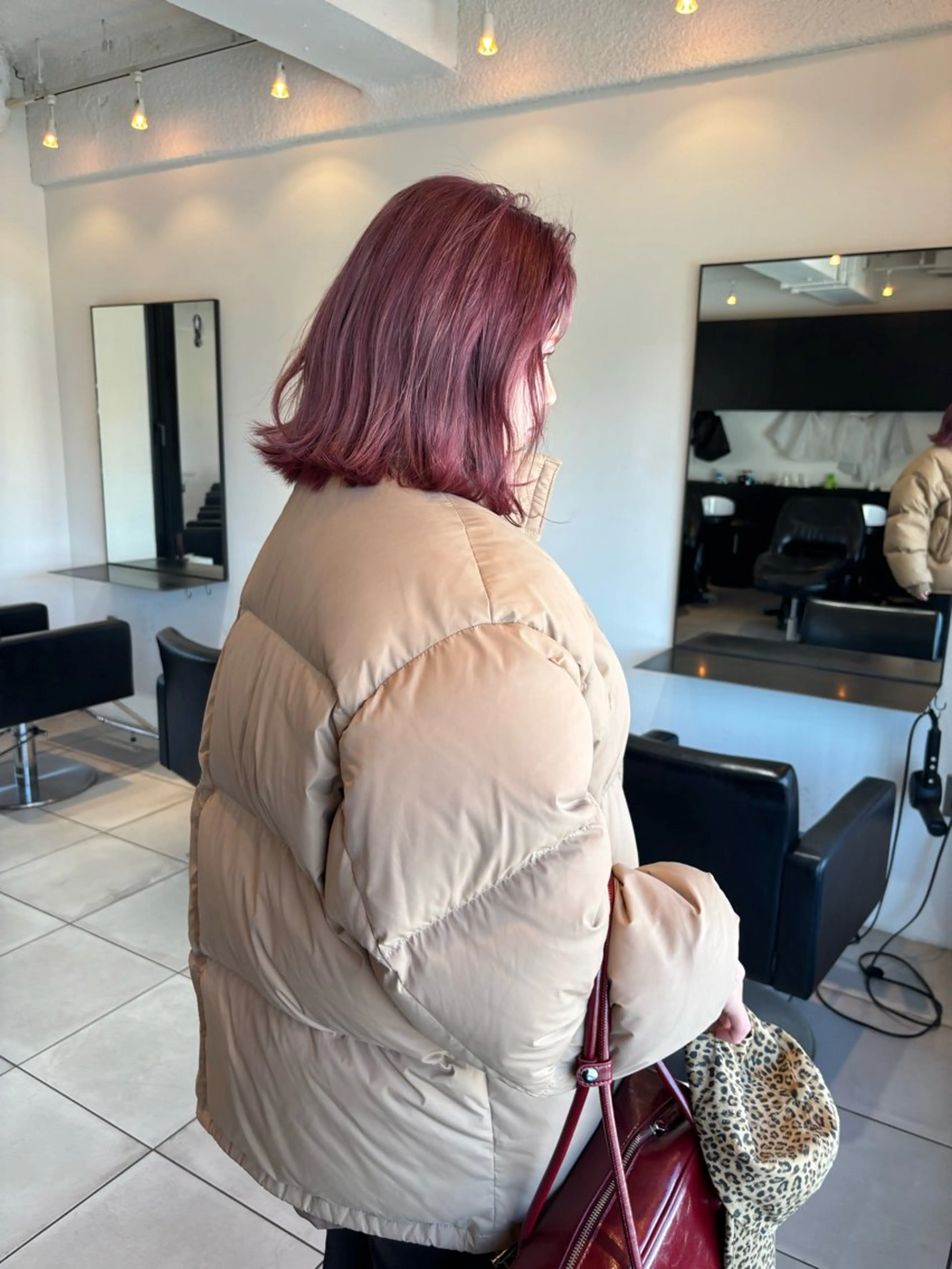 ミディアム カラー rizu🤎/ ボブ /ブラウンカラーのヘアスタイル