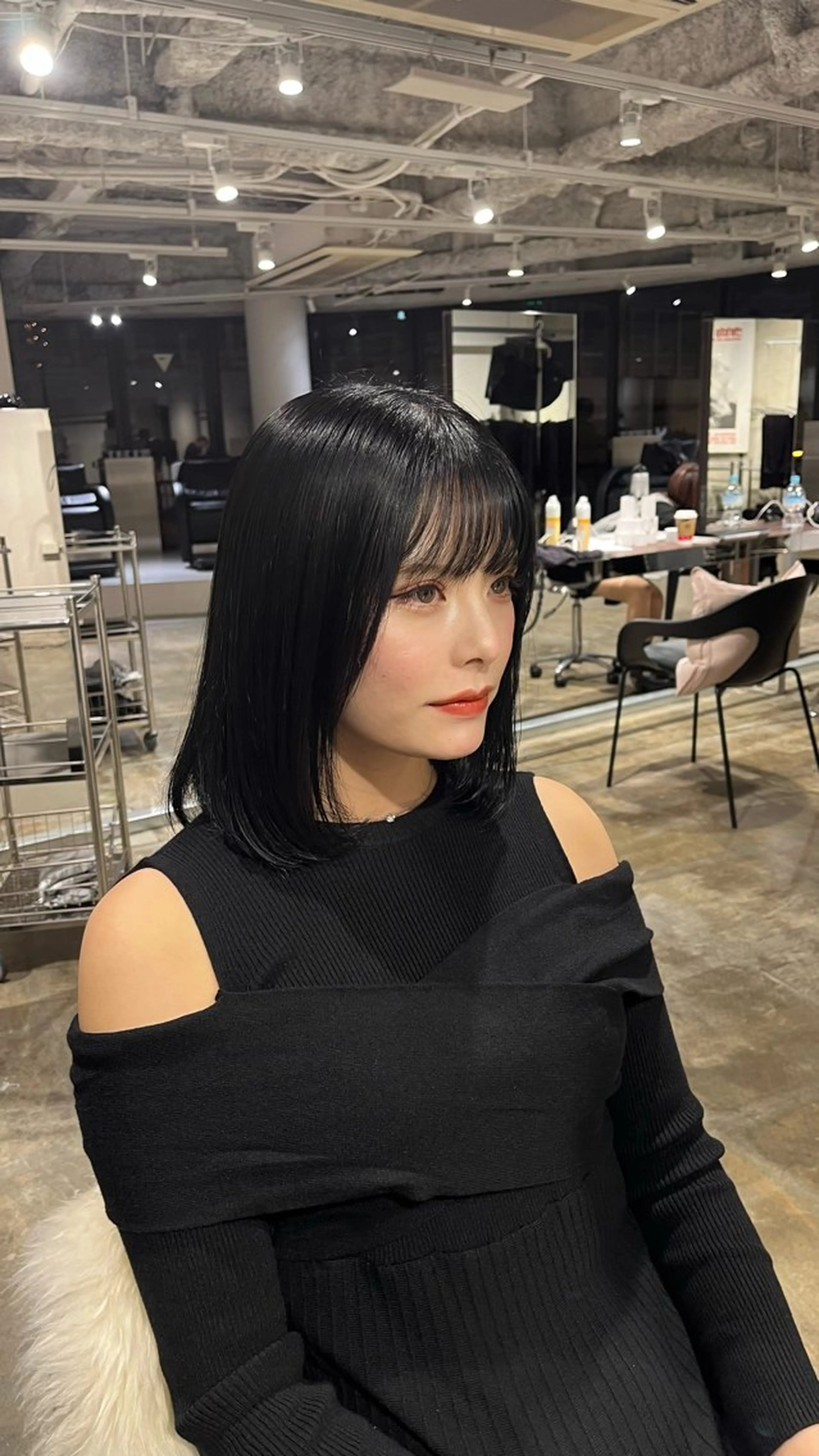 ミディアム トリートメント 🟡ひろの/ツヤ カラー/髪質改善🟡のヘアスタイル