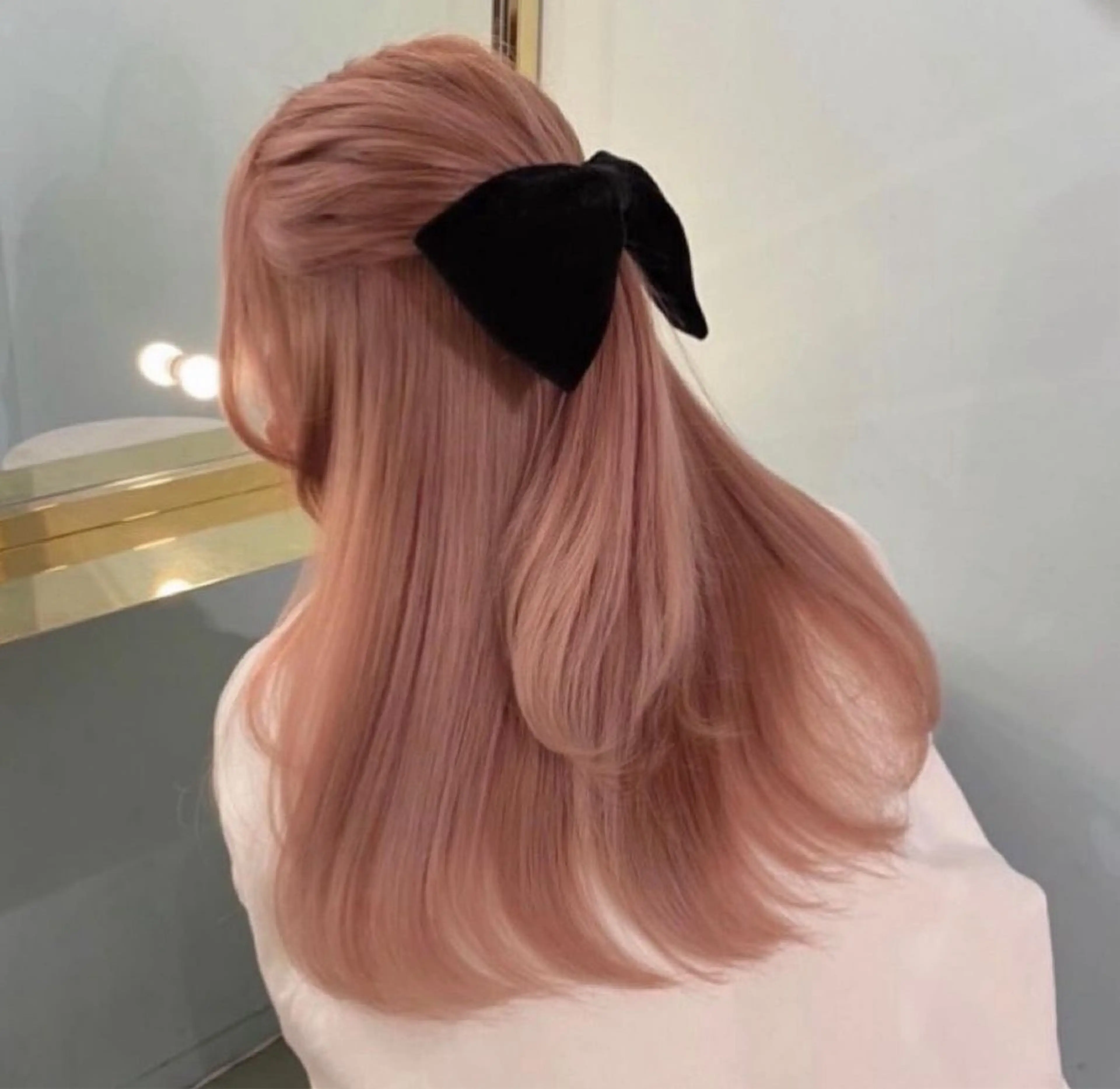 ロング カラー ブリーチ ハイトーンカラー 韓国風ヘア カット ヘアカラー mako︴ Euphoriaのヘアスタイル