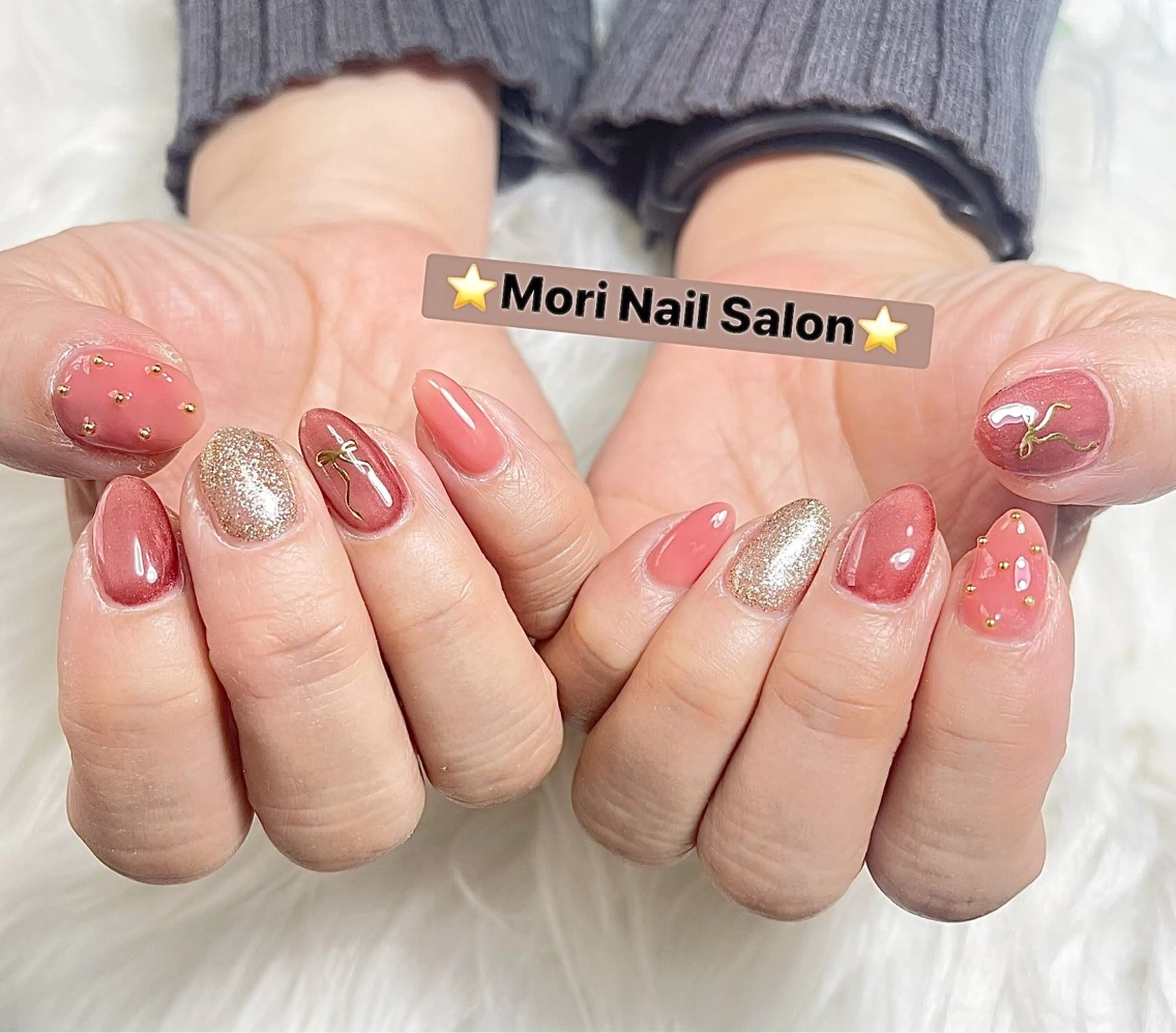 ネイル ハンドネイル フットネイル MORI ネイル SALONのネイルデザイン