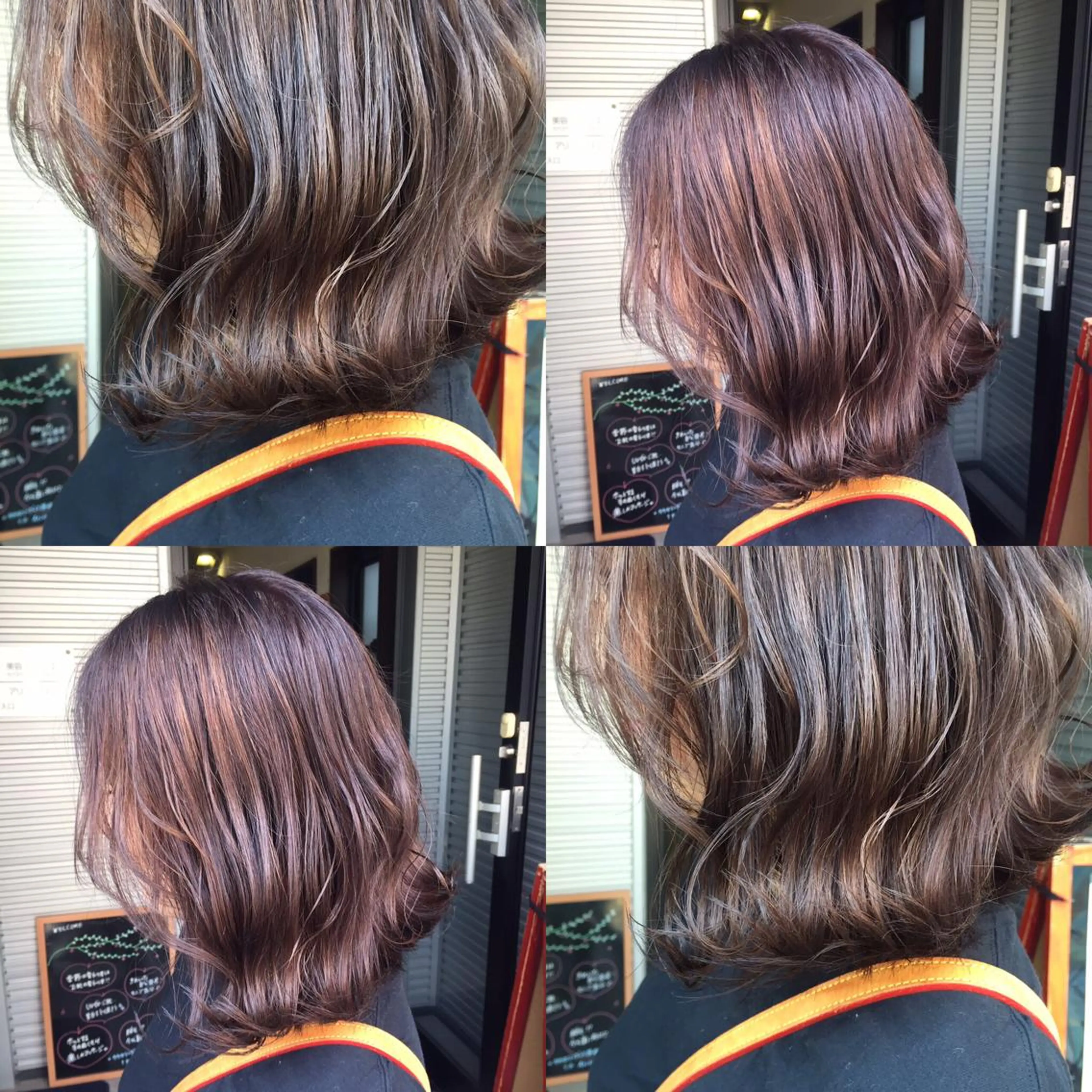 ミディアム カラー ベージュカラー ブラウンカラー ブラウンベージュ Happiness所属・🌻Insta指名 NO.1🌻Shoのヘアスタイル