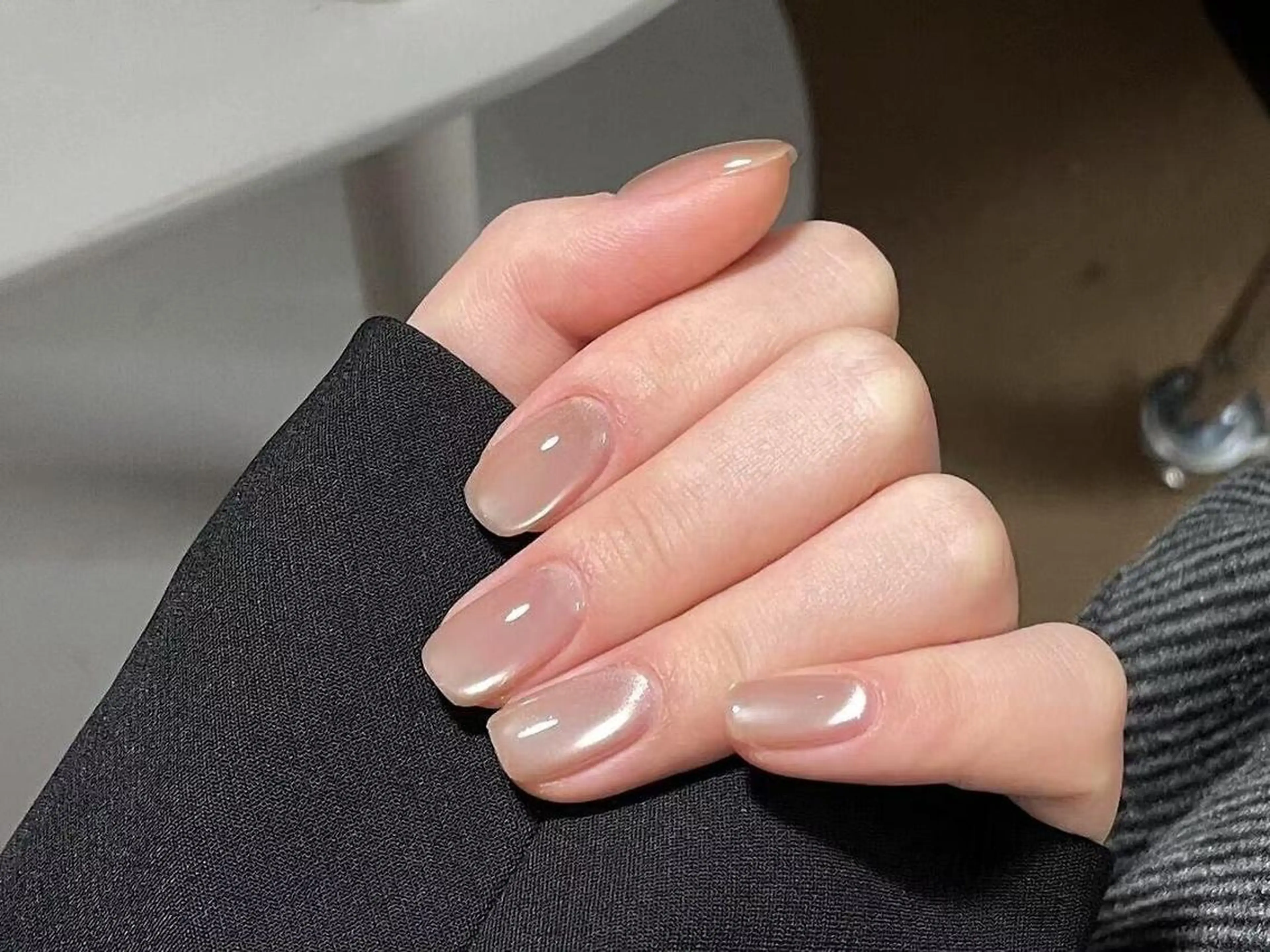 ネイル アートネイル オーロラネイル クリアネイル フレンチネイル ジェルネイル 🎀Best Nail🎀のネイルデザイン