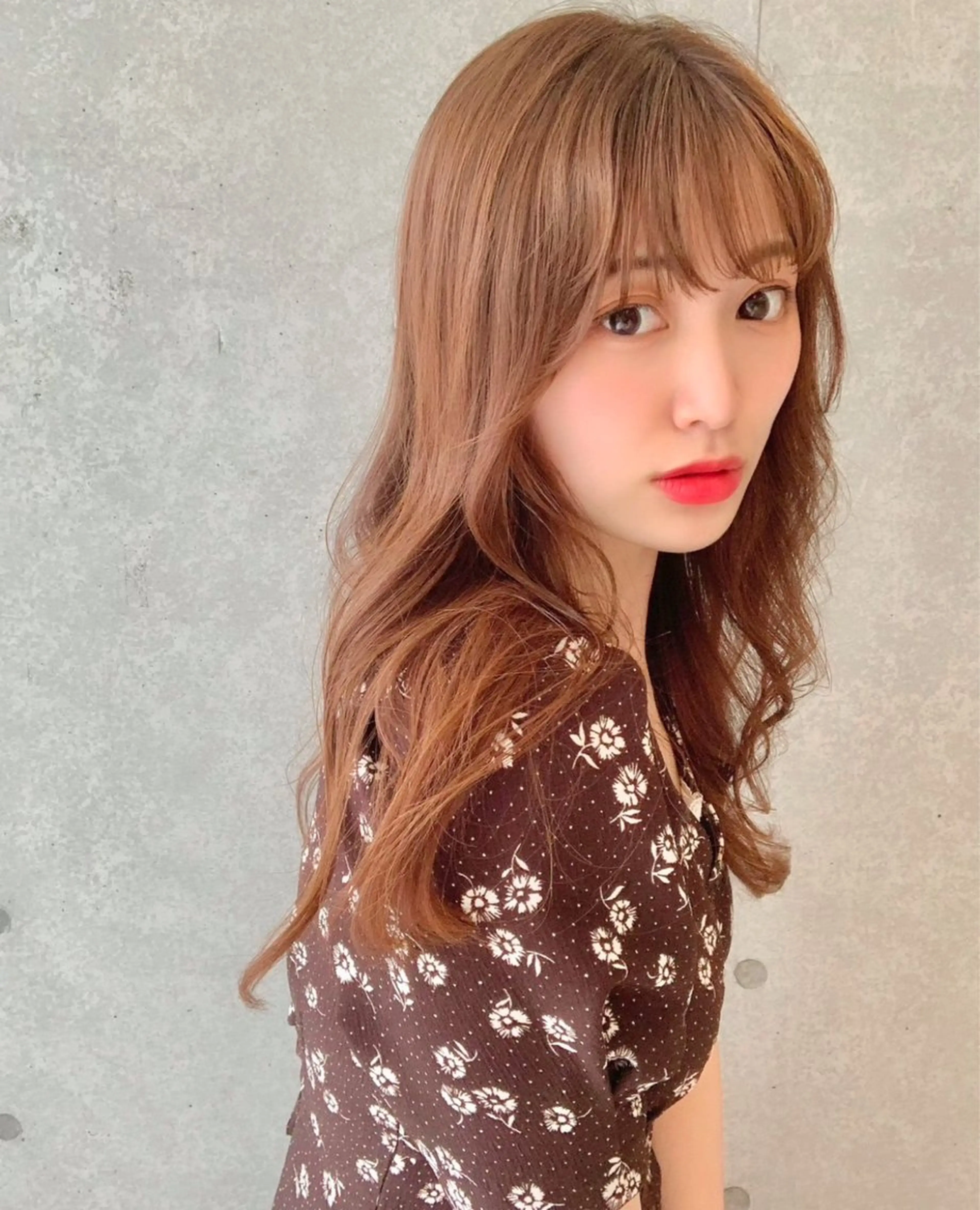 【色もちUP】透明感カラー＋カット＋TRの写真