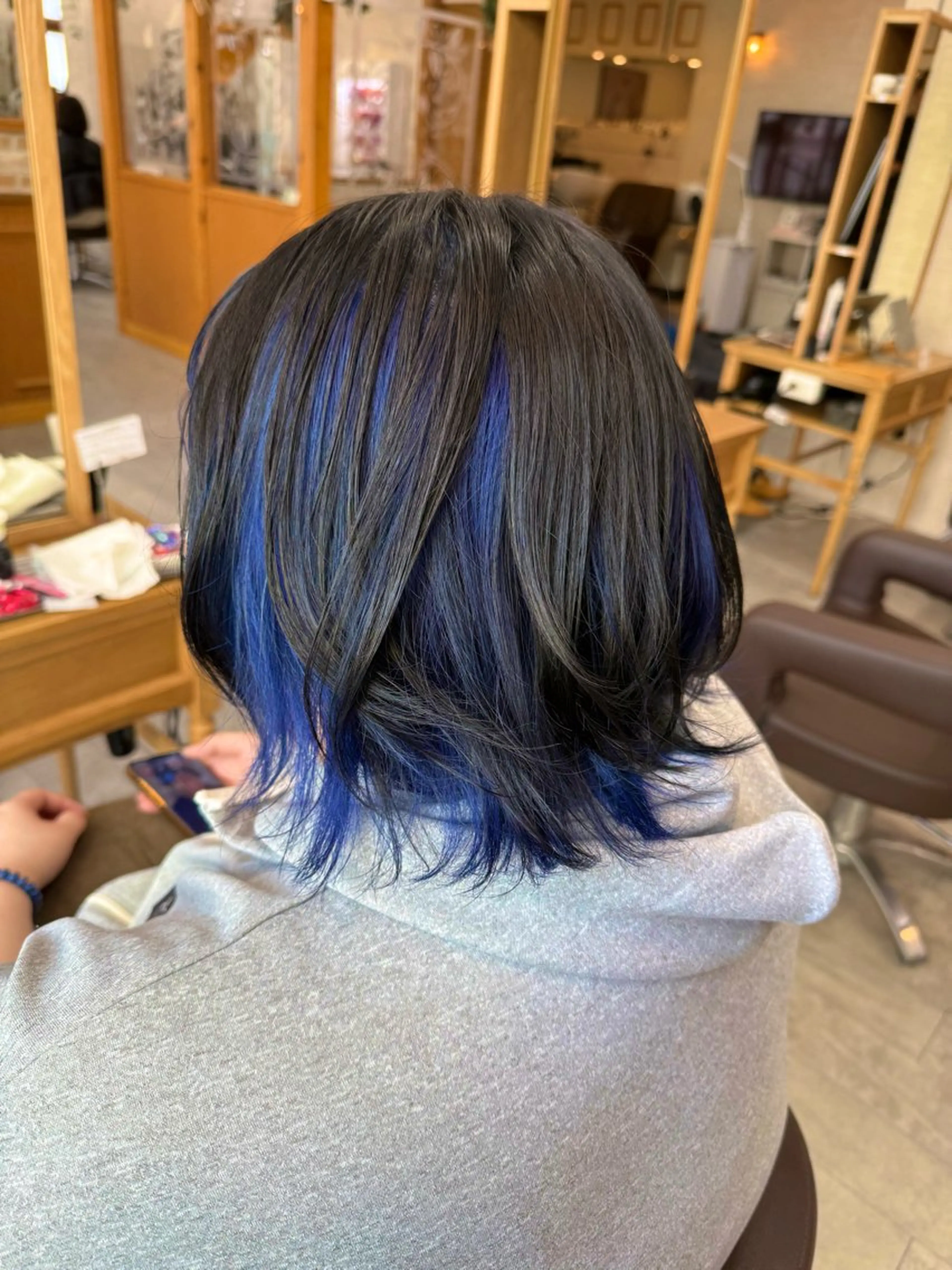 ミディアム カラー 丸山 弘基のヘアスタイル