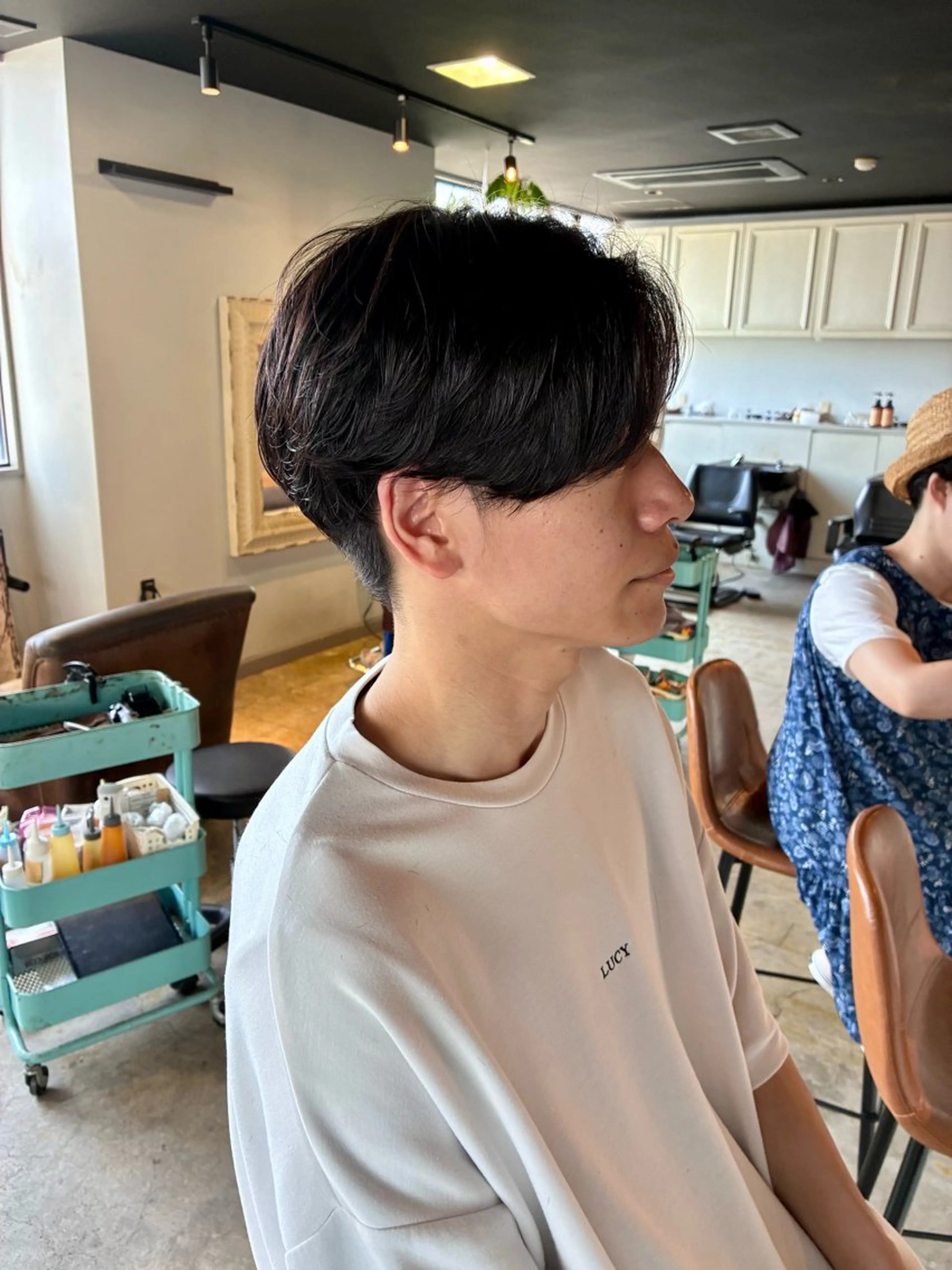 パーマ メンズ カット パーマ トリートメント 新規再来率No.1 金山/メンズパーマのヘアスタイル