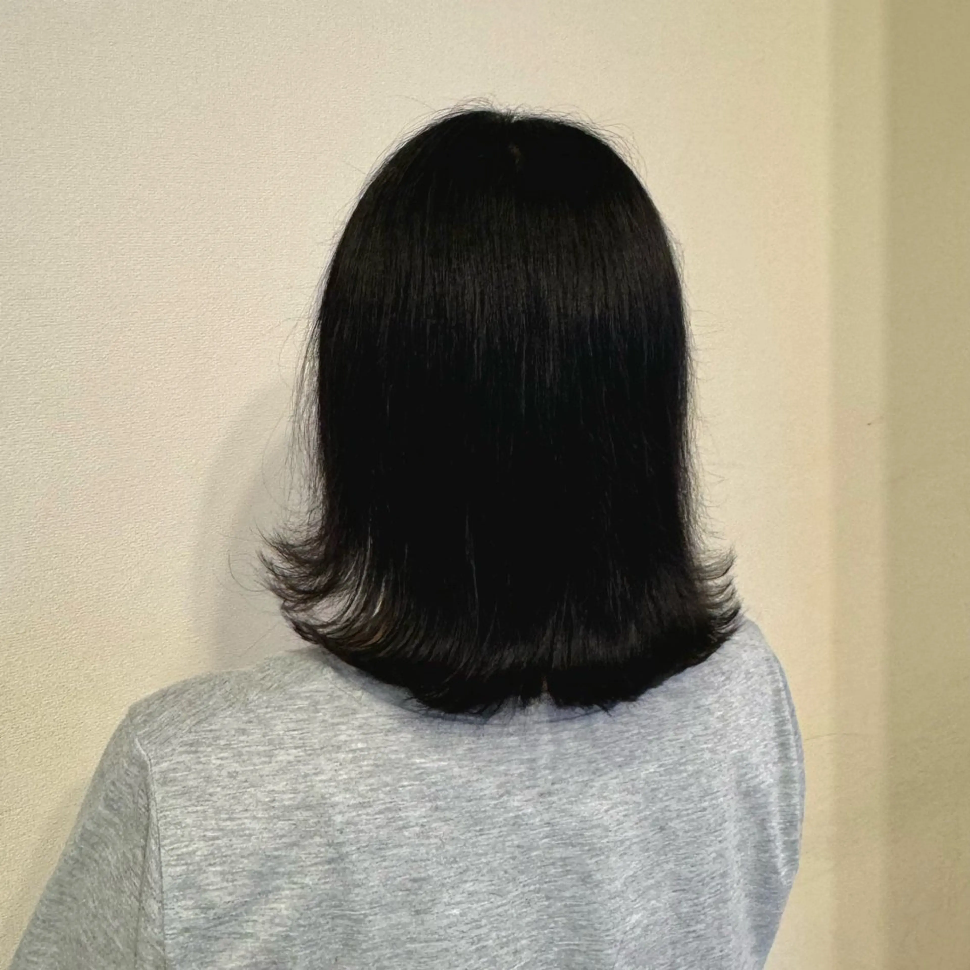 ミディアム カラー 黒髪 🎀ゆうな/艶髪/ 透明感カラー🎀のヘアスタイル