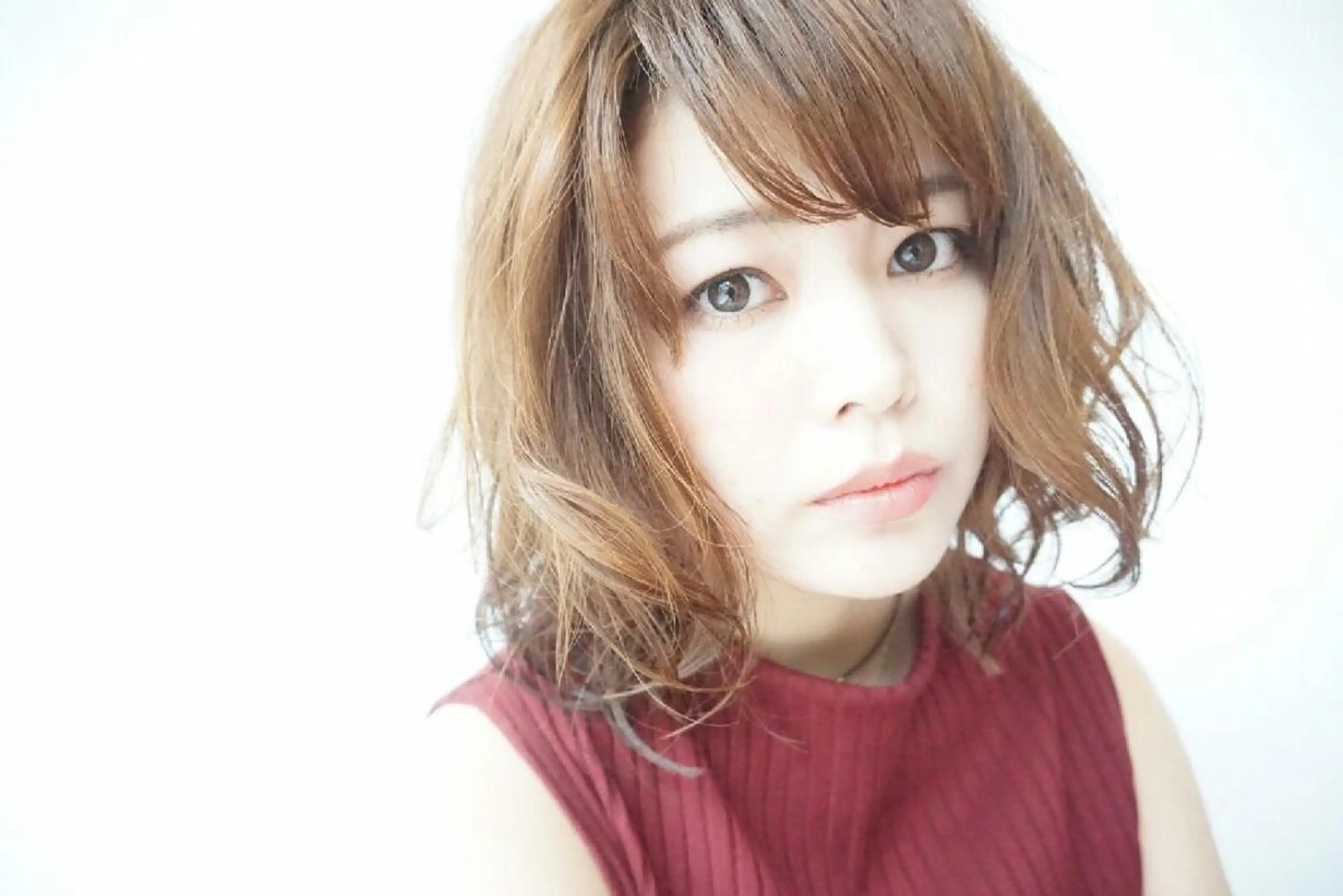 ミディアム ボブ 美谷添（ミヤゾエ） まどか大人ヘアサロンのヘアスタイル