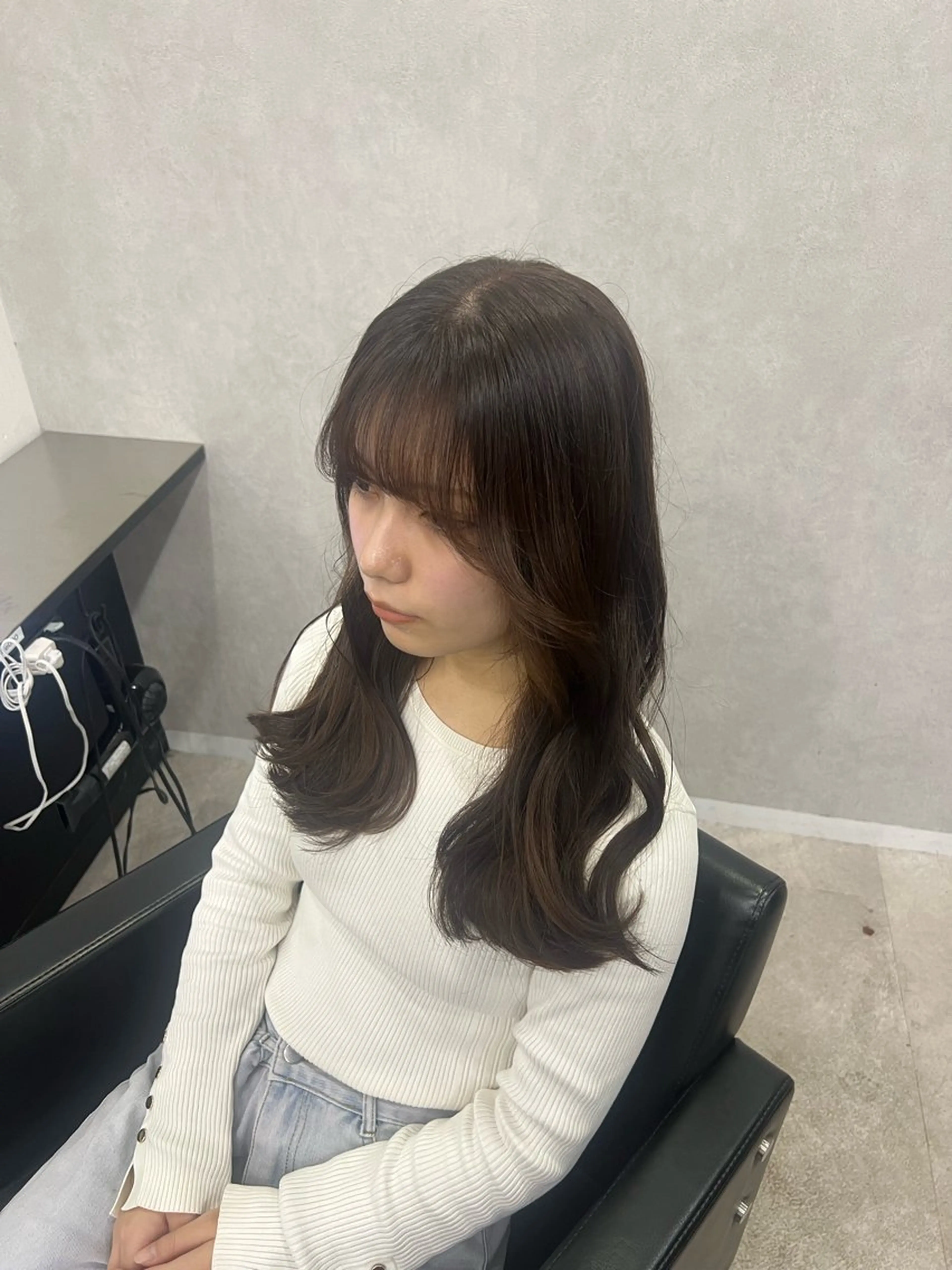 ロング ヘアカラー トリートメント ANNA 🦋‪‎🤍のヘアスタイル