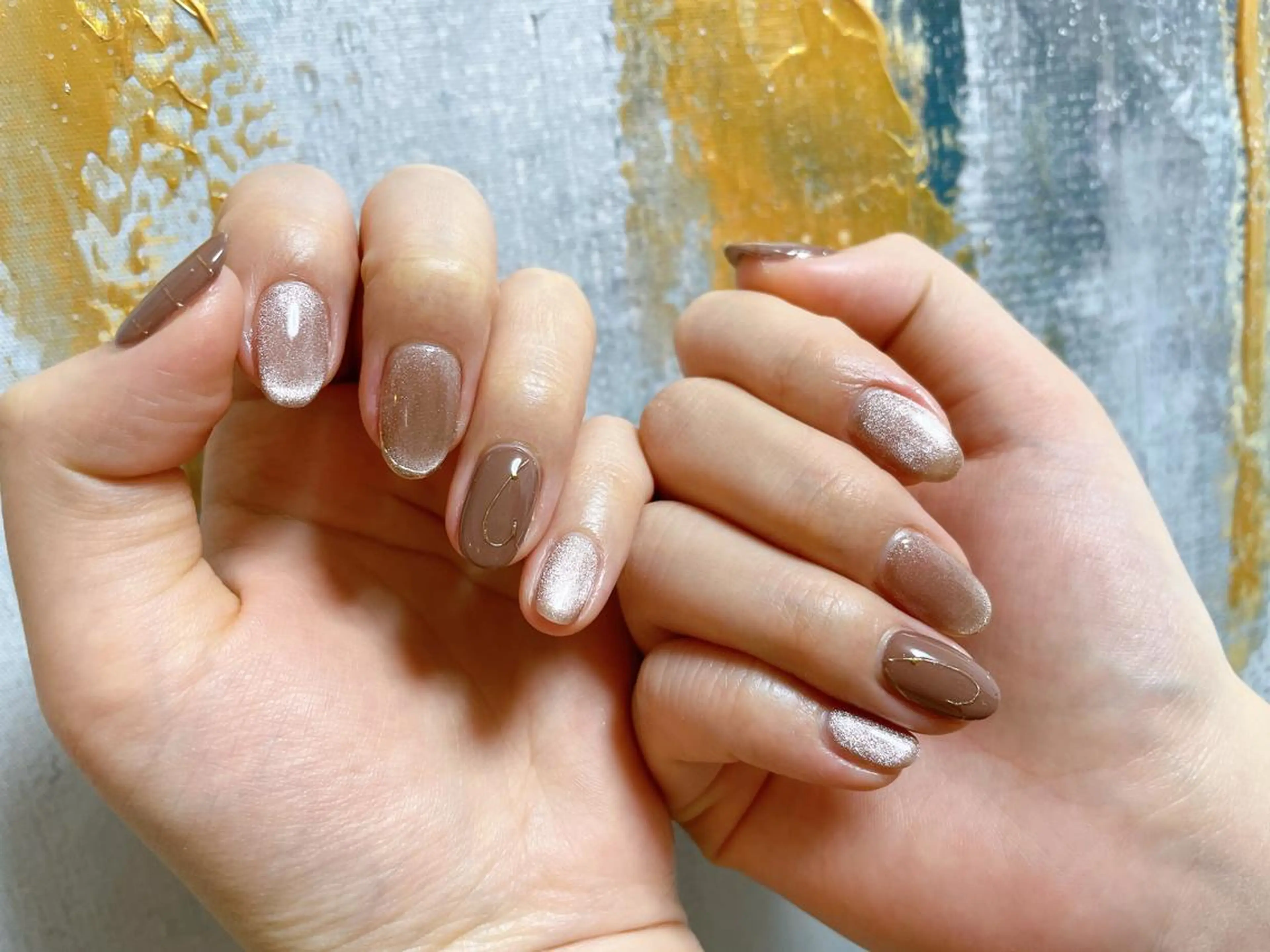 ネイル フットネイル フレンチネイル ジェルネイル ハート 韓国ネイル mogunail &blowのネイルデザイン