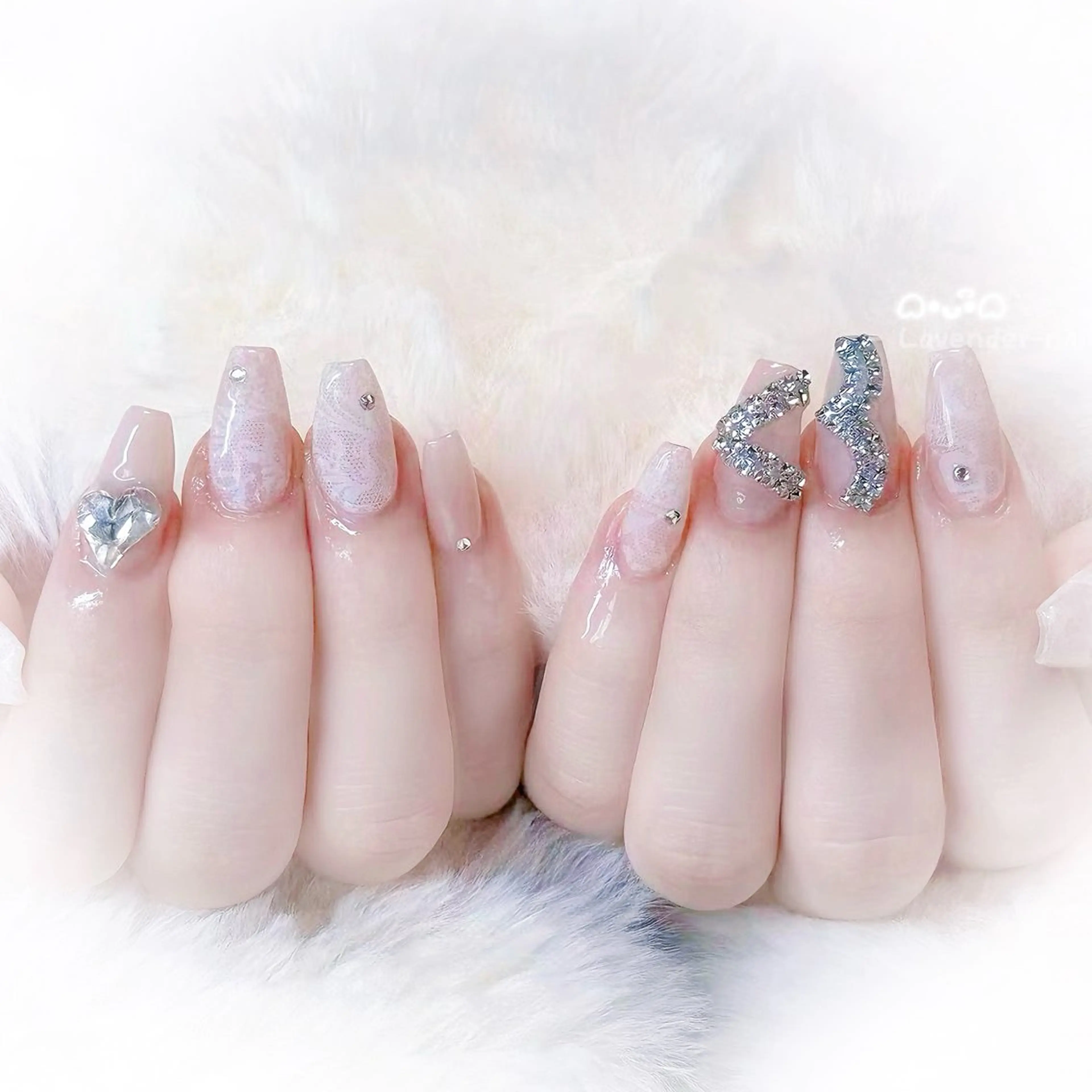 ネイル ハンドネイル Lavender nail·北18条のネイルデザイン