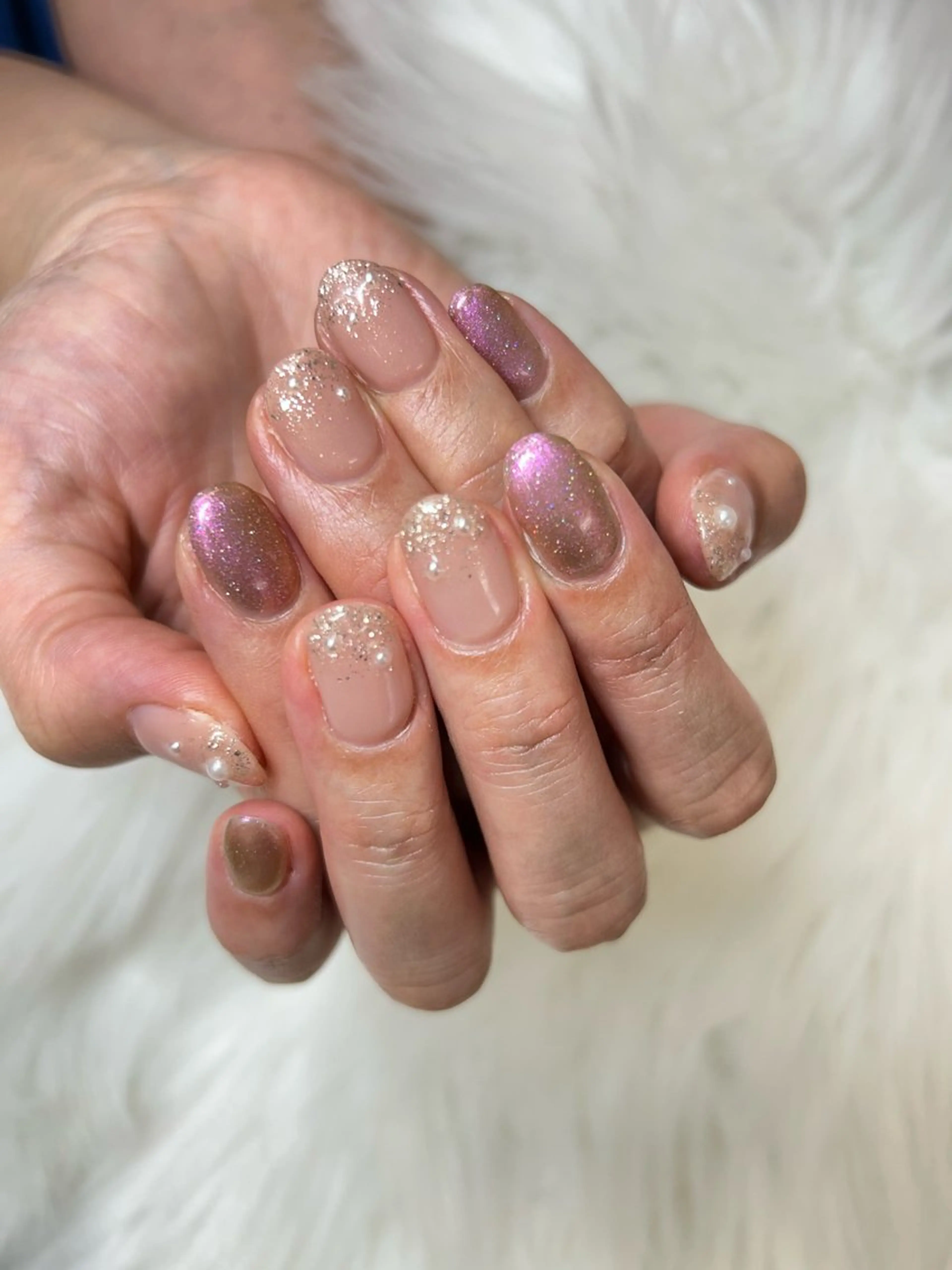 ネイル キラキラネイル ono megumiのネイルデザイン