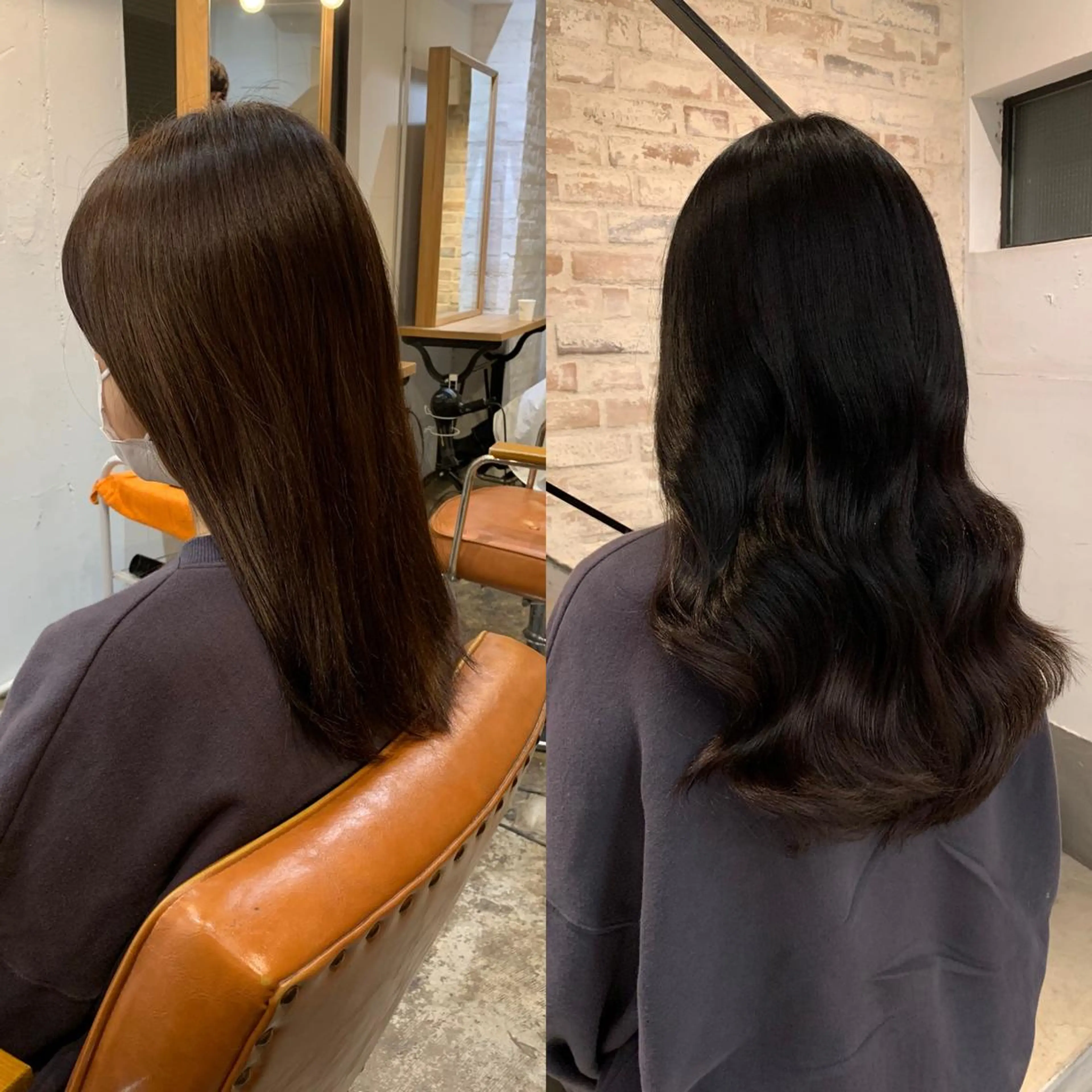 セミロング エクステ 秋葉原　柏木絢汰 ✨当日予約okのヘアスタイル