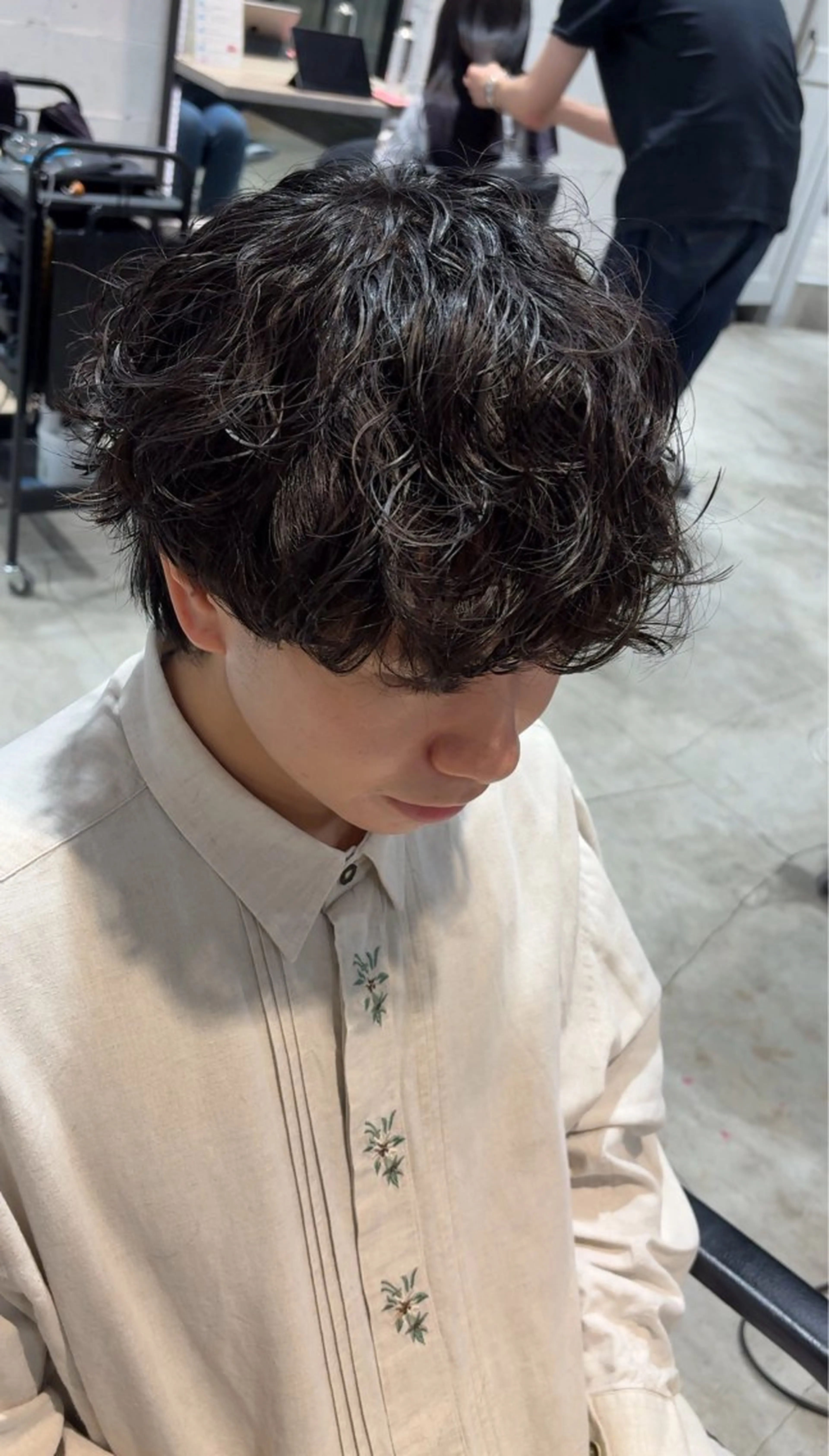 パーマ メンズ メンズパーマ メンズカット松戸/韓 国/メンズパーマ航太のヘアスタイル